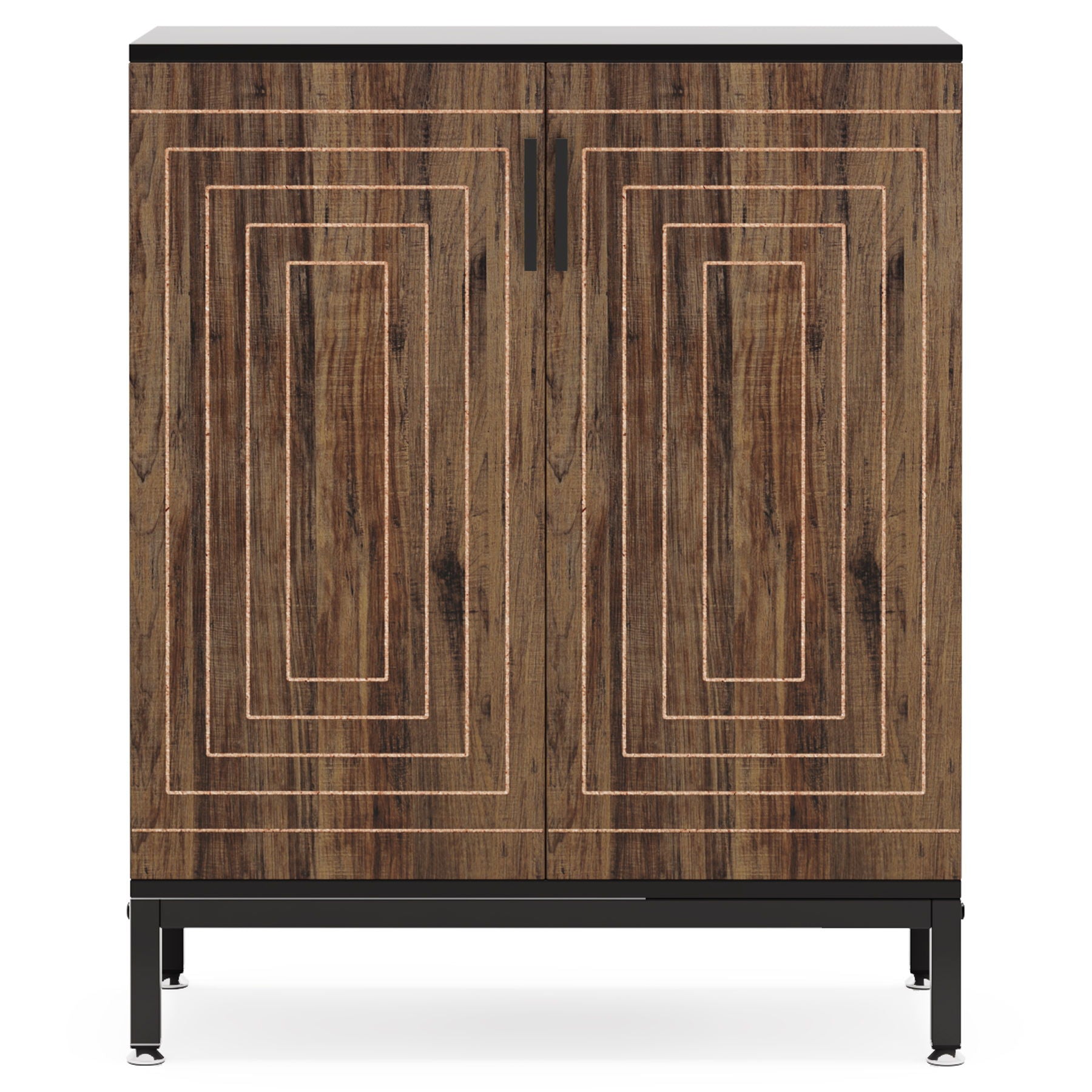 Shoe Cabinet With Doors, 5 Tiers Shoe Storage Organizer