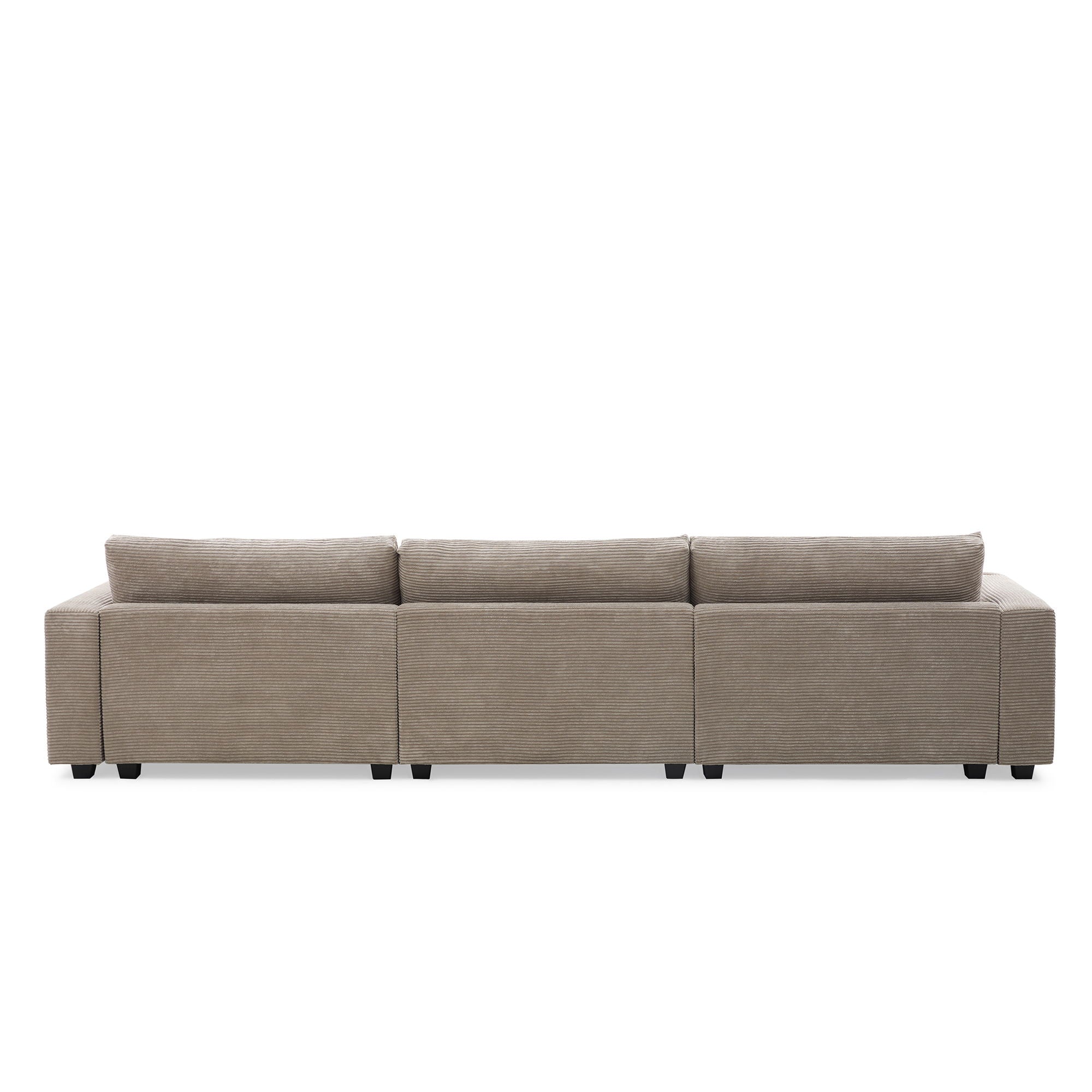 Oversized Sectional L Shaped Cloud Couch With USB Charging Port Cup Holder Deep And Wide Seat Sofa With Chaise Comfy