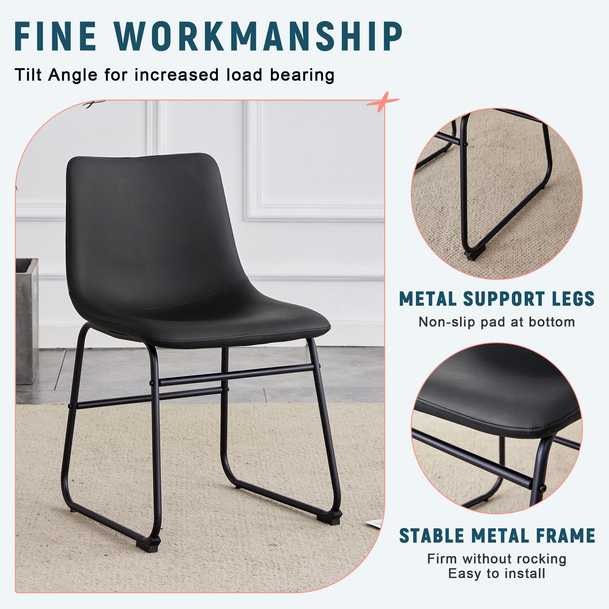 Classic Stylish Chairs Suitable For Modern Minimalist And Industrial Style Environments