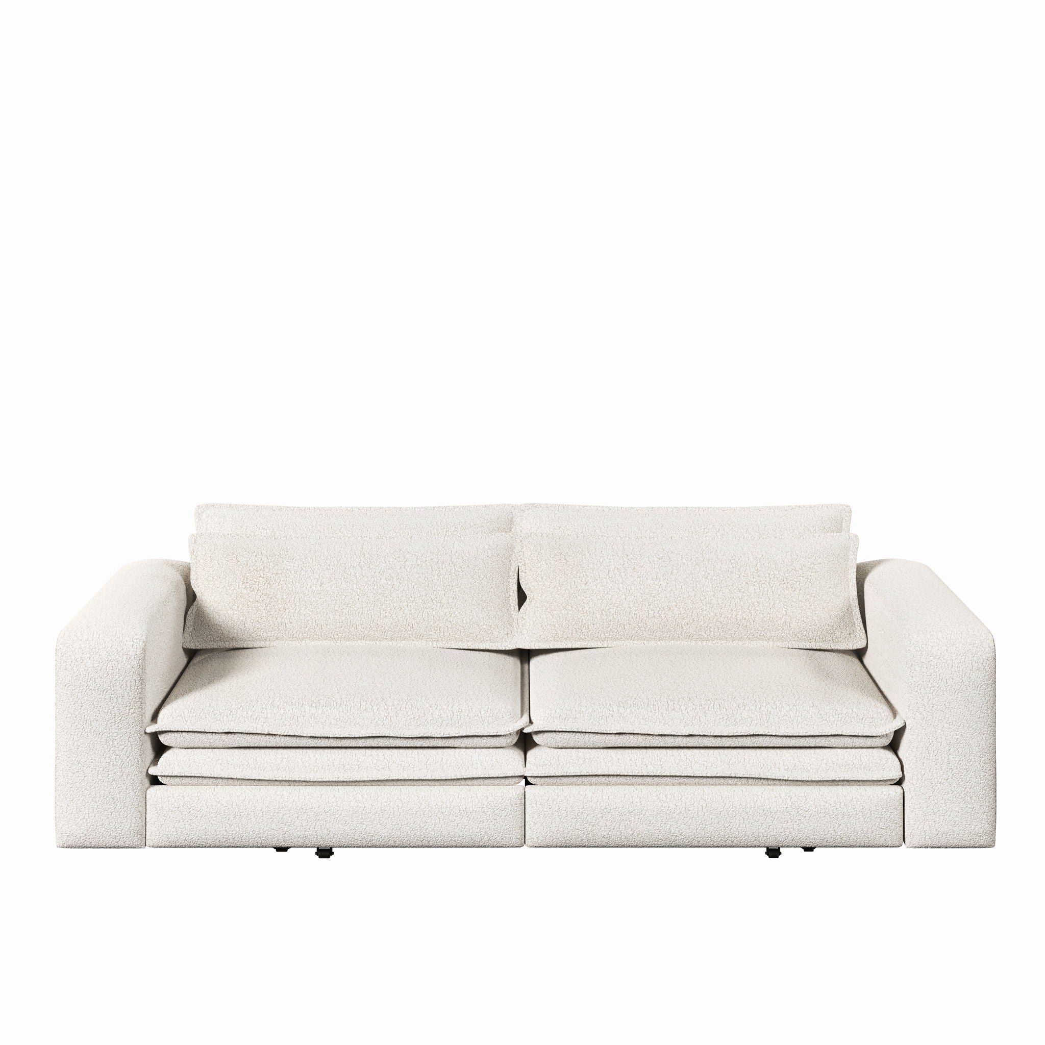 Sleeper Pull Out Sofa Bed, 3 In 1 Convertible Chaise Lounge