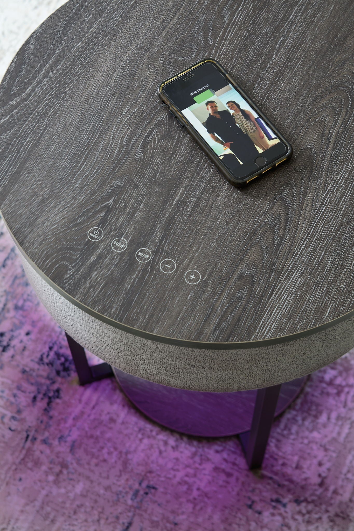 Sethlen - Accent Table - Gray / Black - Best Buy Furniture