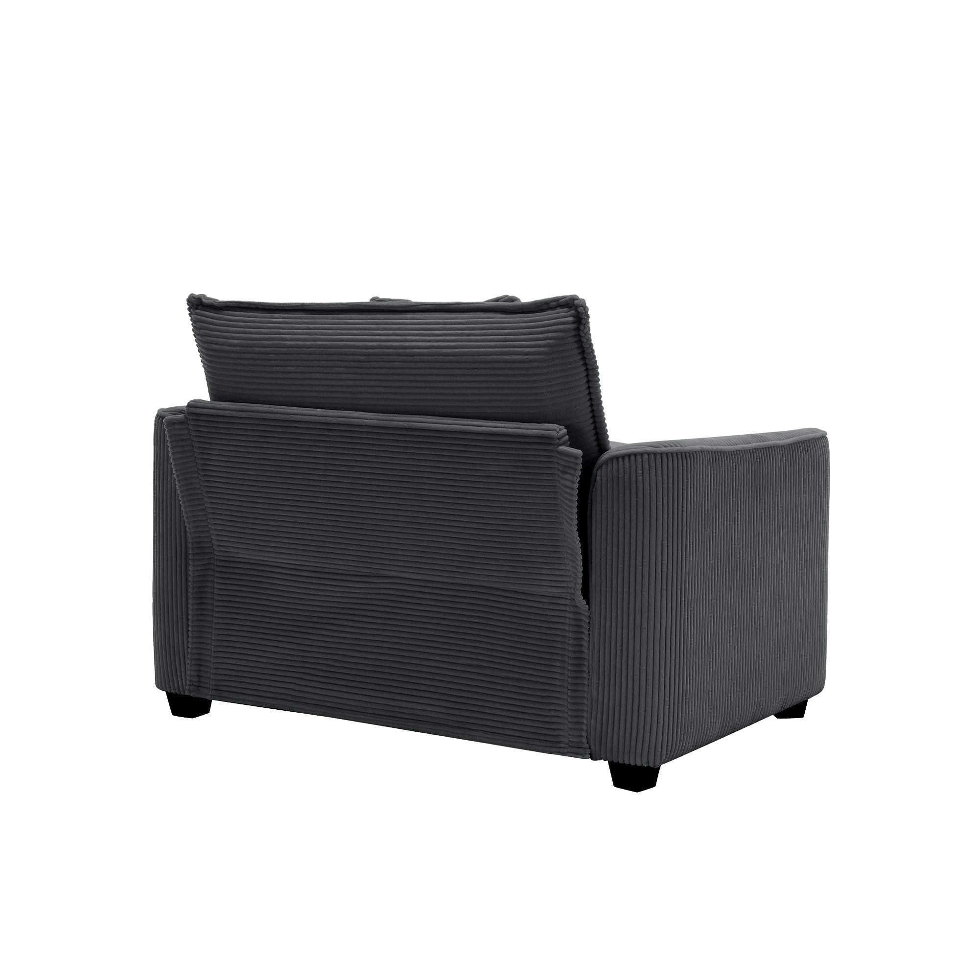 Elegant Corduroy Oversized Sectional Sofa Set With Deep Seats And Flexible Layout