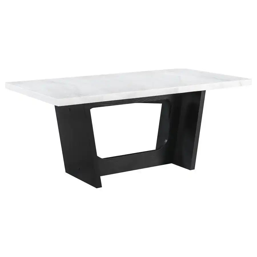 Sherry - Rectangular Marble Top Dining Table Set