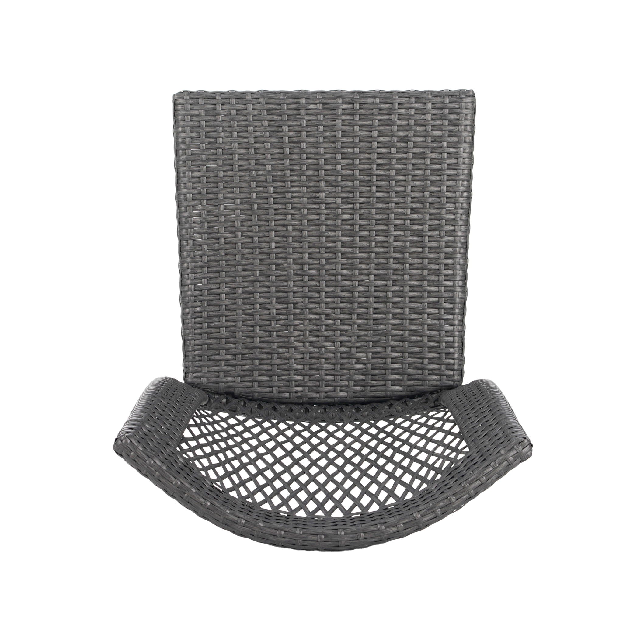 Farley - Stacking Sidechair (Set of 2) With Open Backrests - Gray