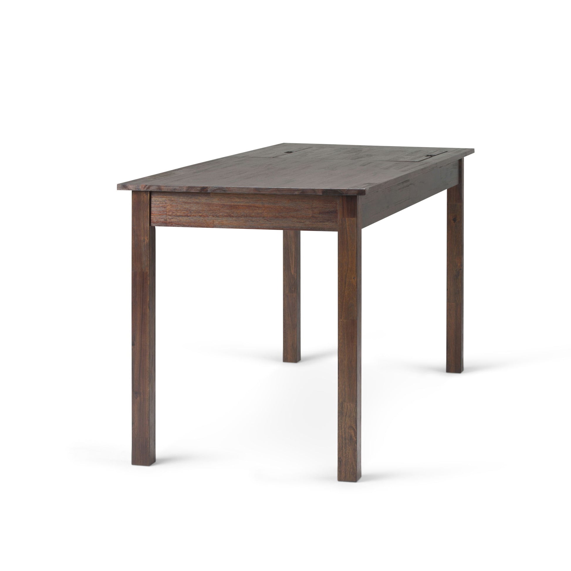 Monroe - Desk - Distressed Charcoal Brown - Best Buy Furniture