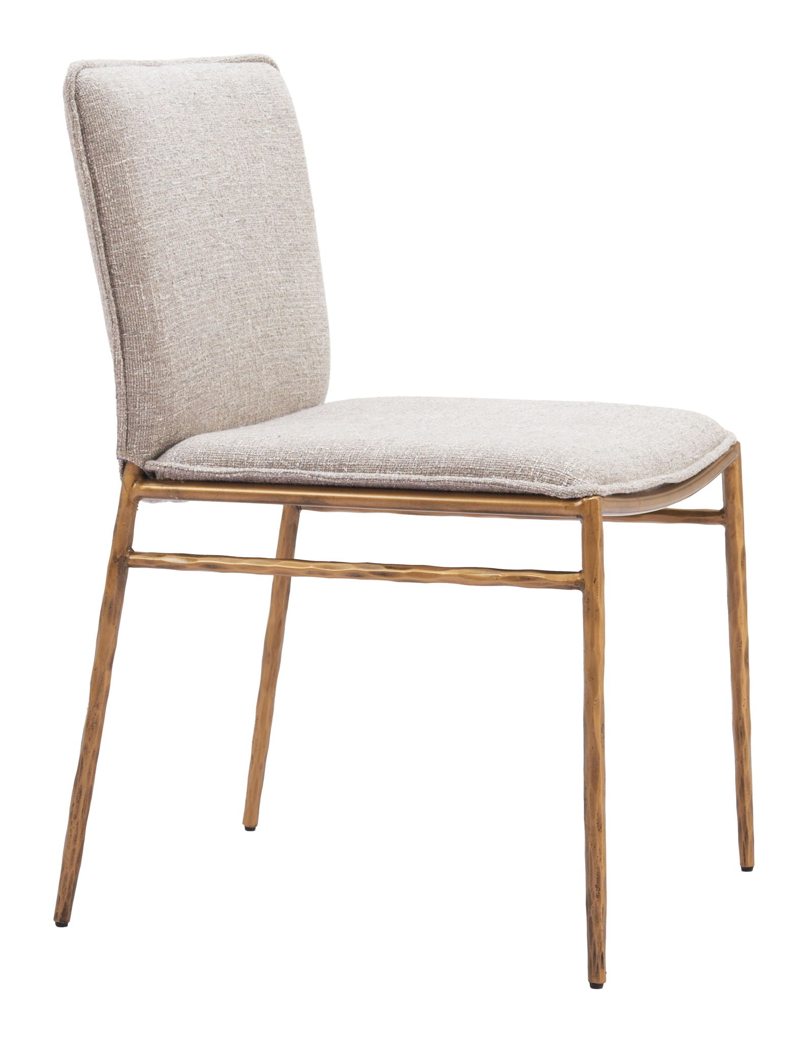 Nordvest - Dining Chair - Beige / Gold