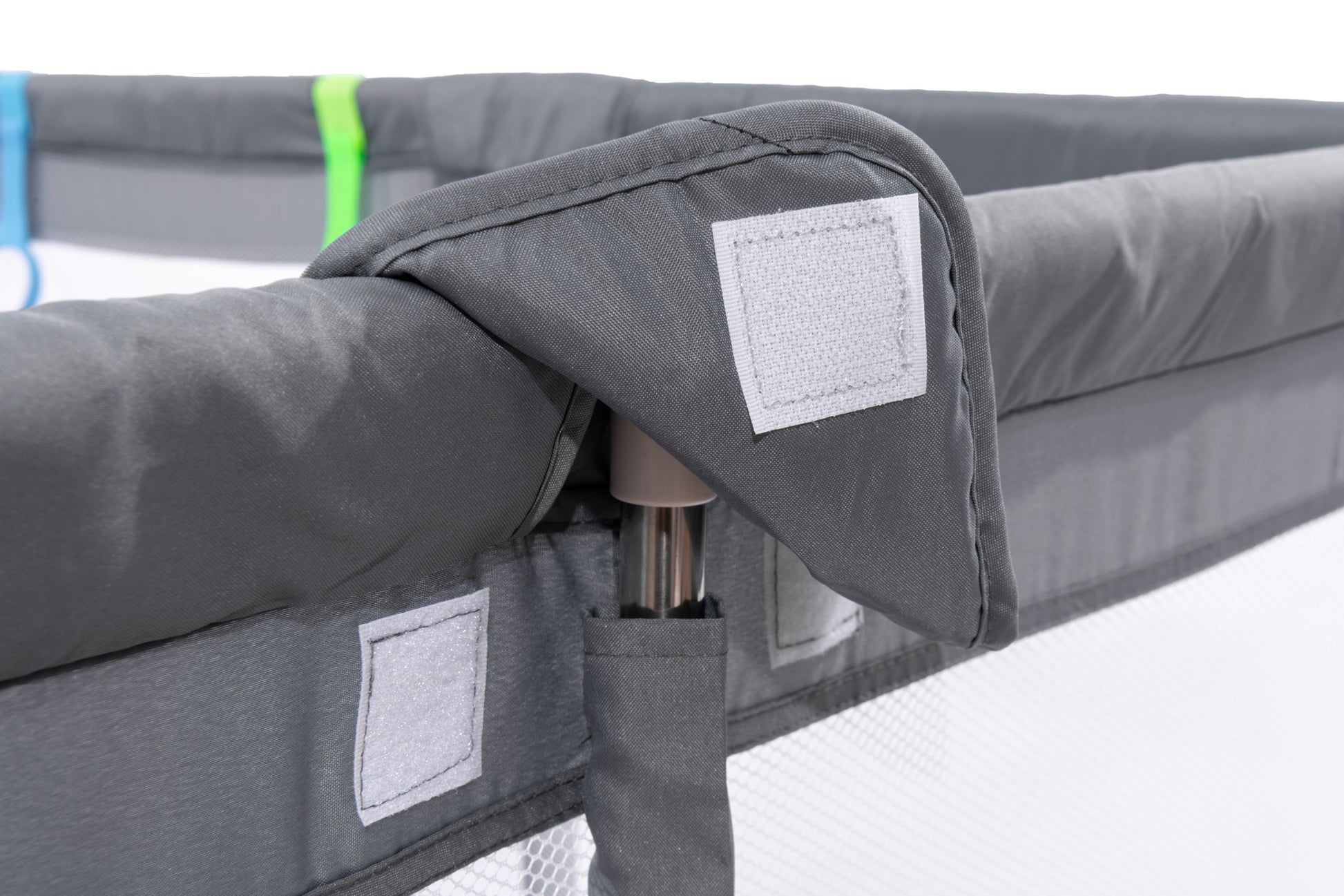 Fabric Baby Playpen, Baby Fence Play Area With Anti Slip Base - Gray - Best Buy Furniture