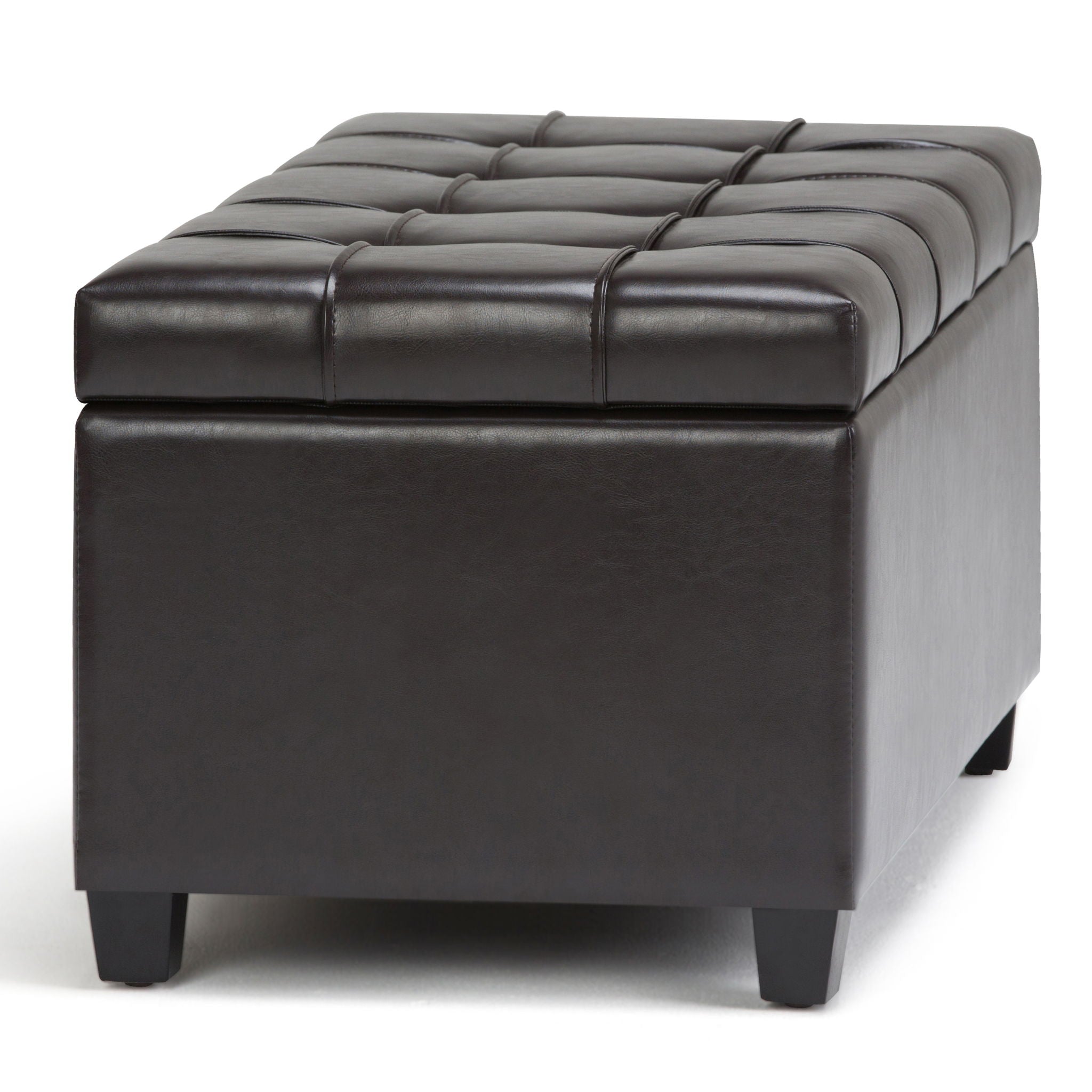 Sienna - Upholstered Storage Ottoman Bench - Best Buy Furniture