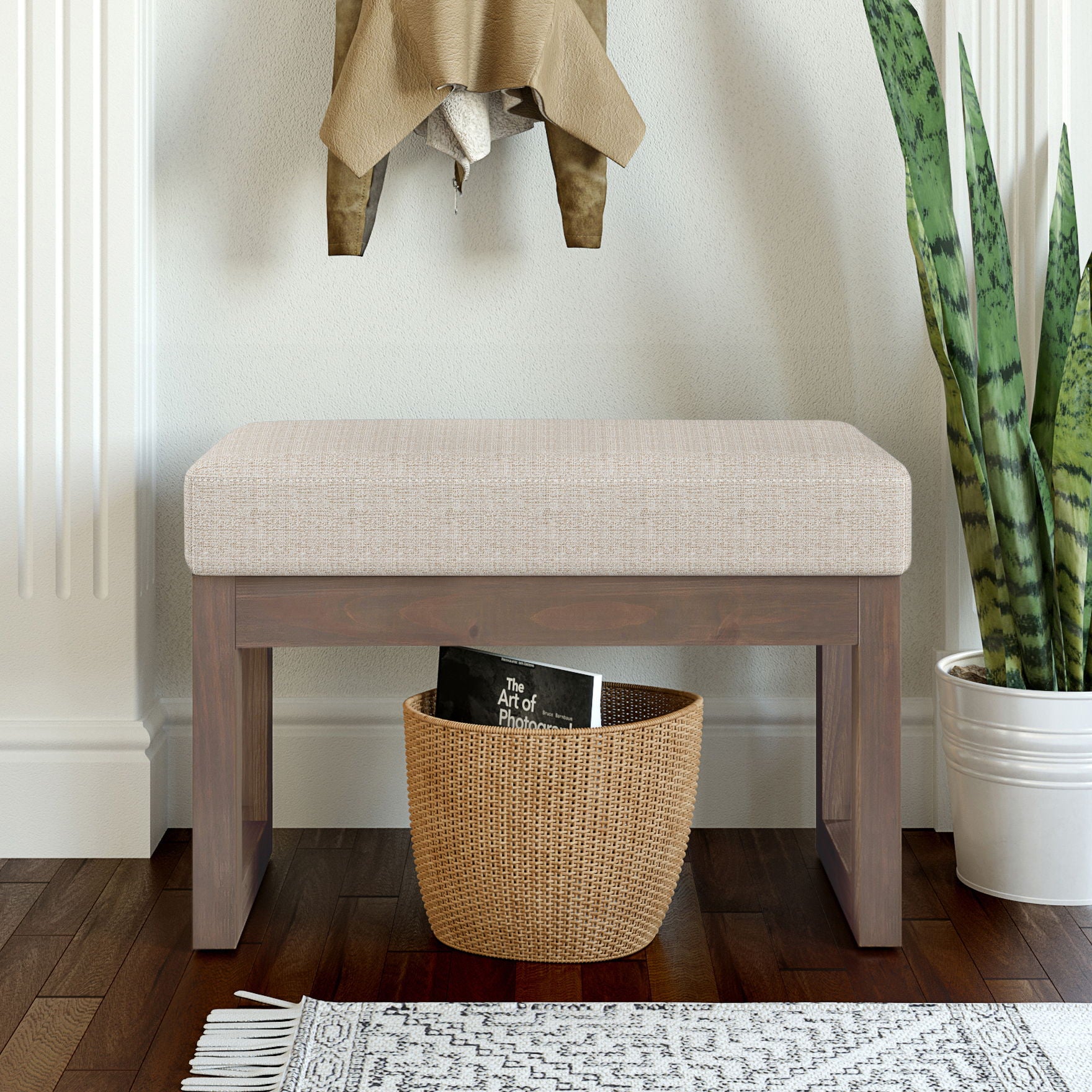 Milltown - Upholstered Ottoman Bench - Best Buy Furniture