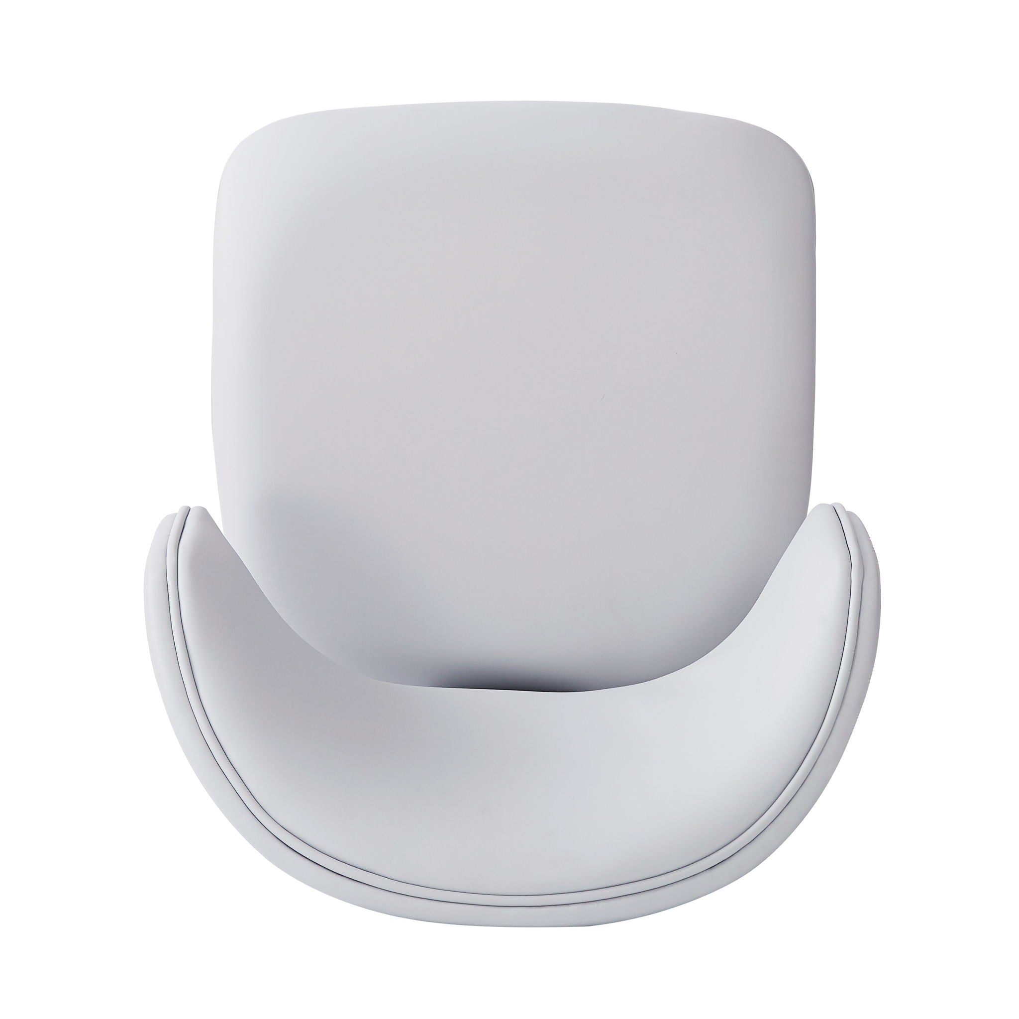 5 Pieces Modern Faux Leather And Metal Dining Set