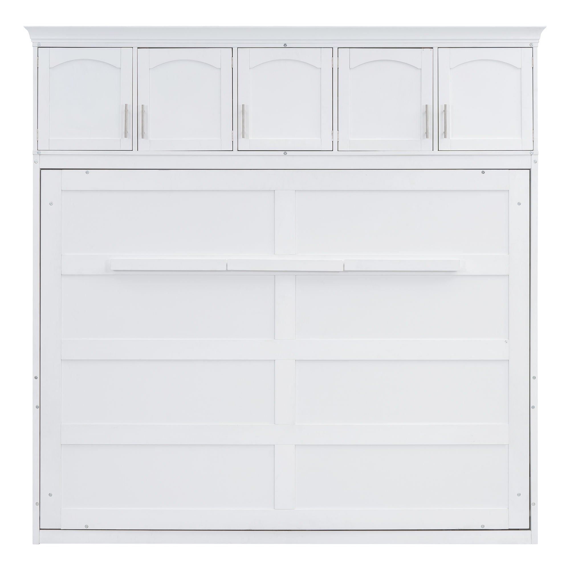 Murphy Modern Bed With Top Cabinets For Space Saving And Comfort