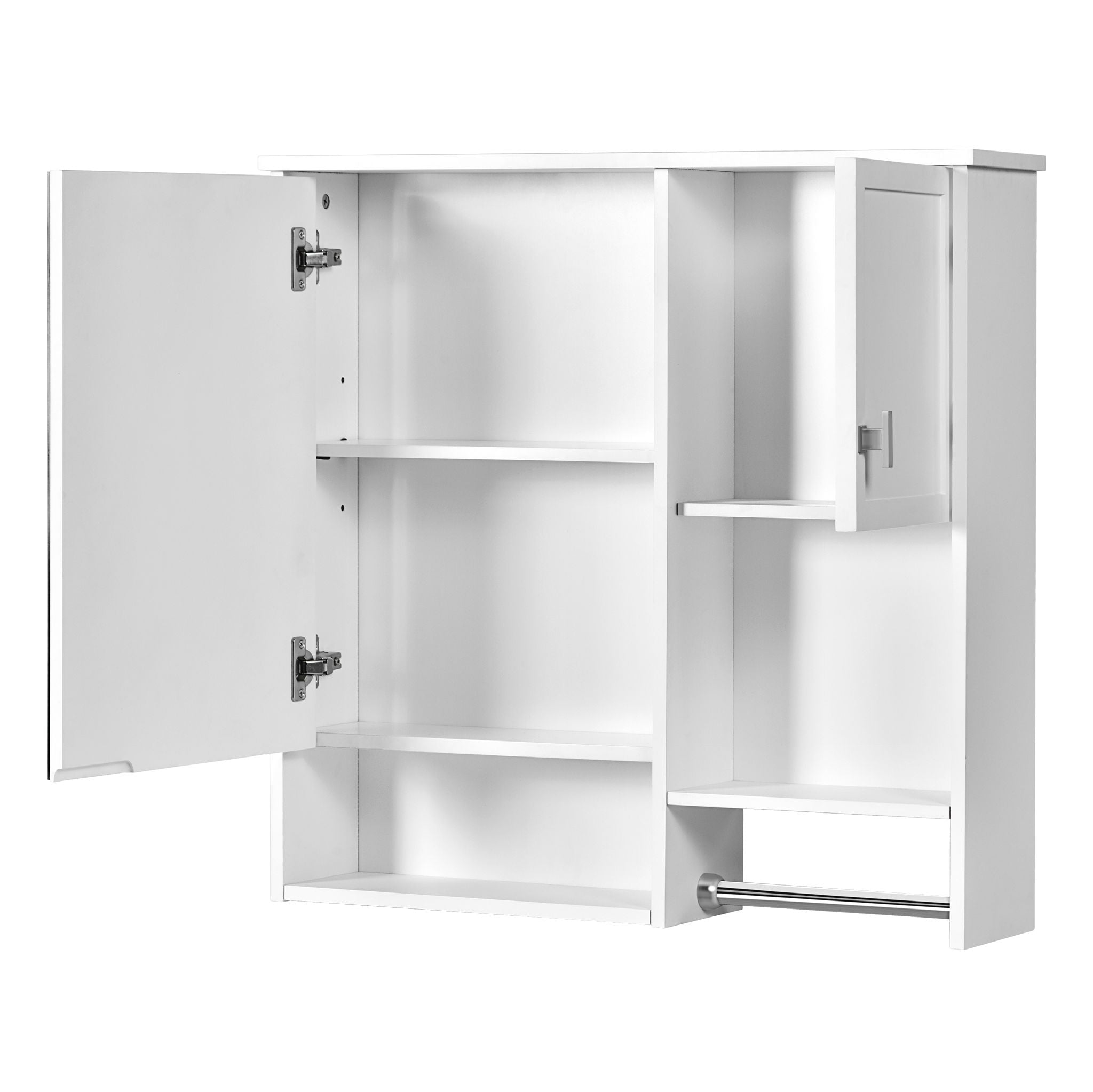 Modern Wall Mounted Bathroom Medicine Cabinet, Bathroom Wall Storage Cabinet With Mirror