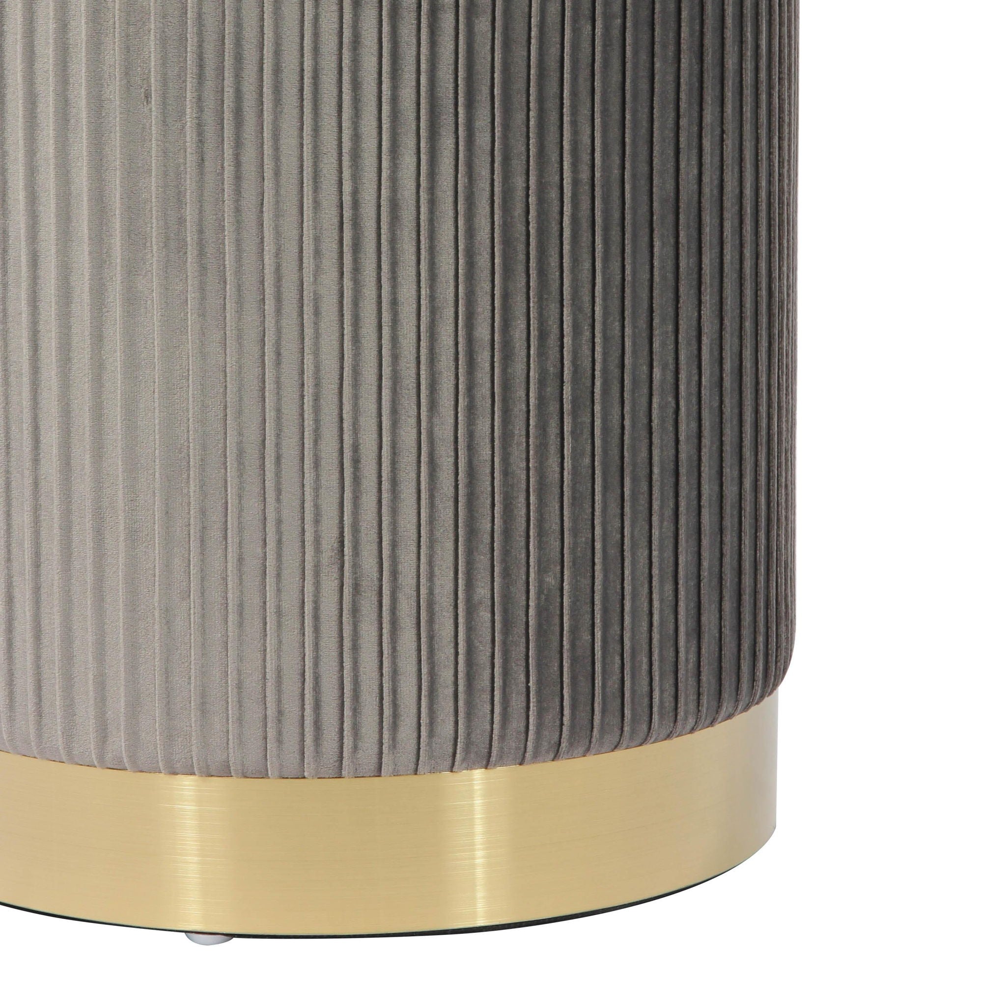Zoe - Velvet Storage Ottoman