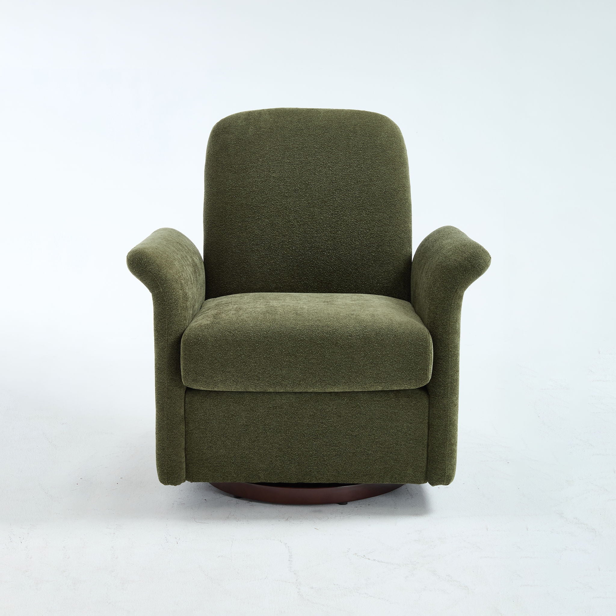 Modern Swivel Barrel Accent Chair With Base
