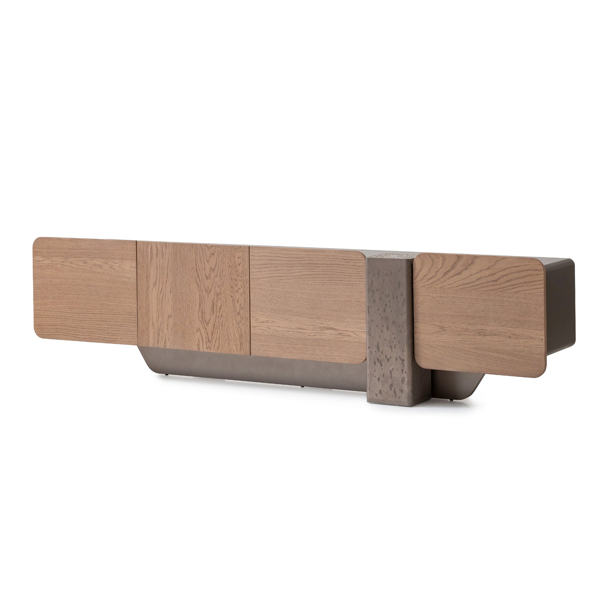 Bristol Point - Media Cabinet - Saddle Brown