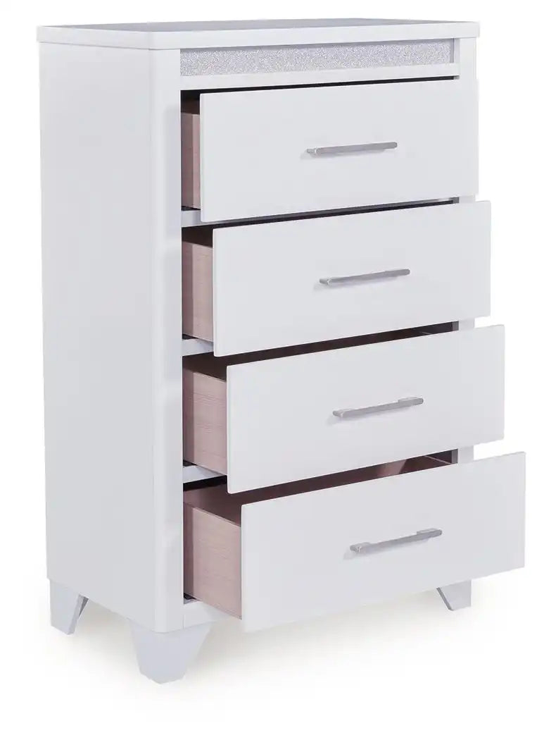 Jarlee - Four Drawer Chest - White - Best Buy Furniture