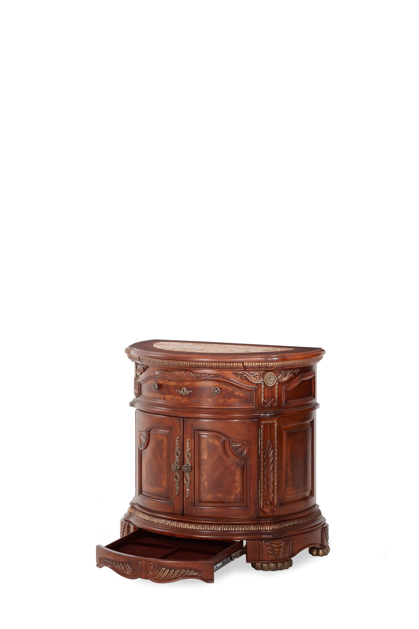 Cortina - Bedside Chest - Honey Walnut - Best Buy Furniture