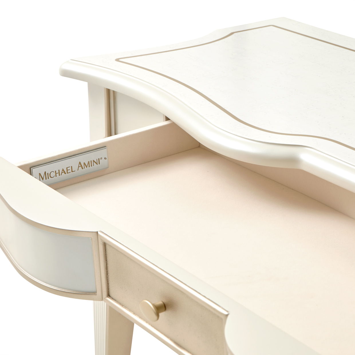 La Marisia - Console Table - Creamy Pearl