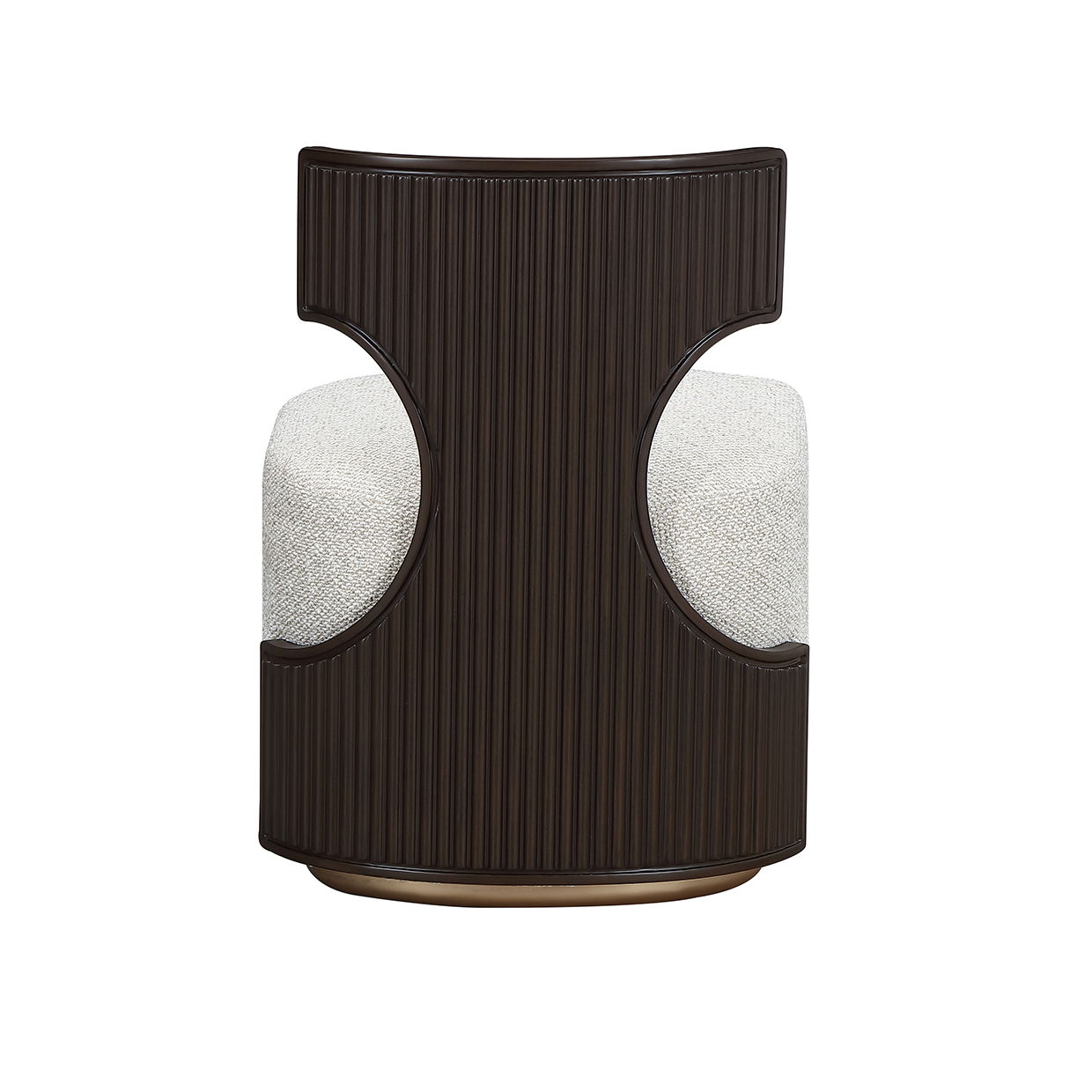 West Kensington - Vanity Chair - Buff / Medium Espresso