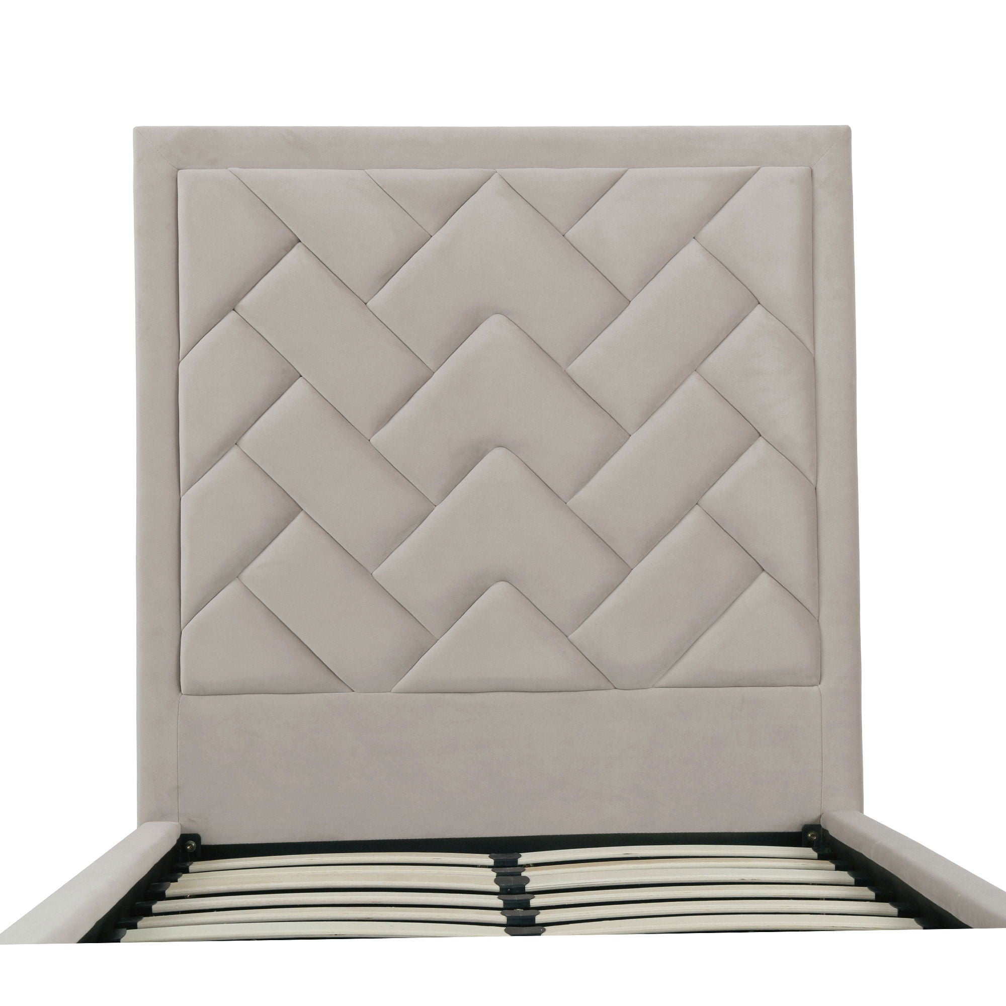 Crosby - Bed With Upholstered Headboard And Slats