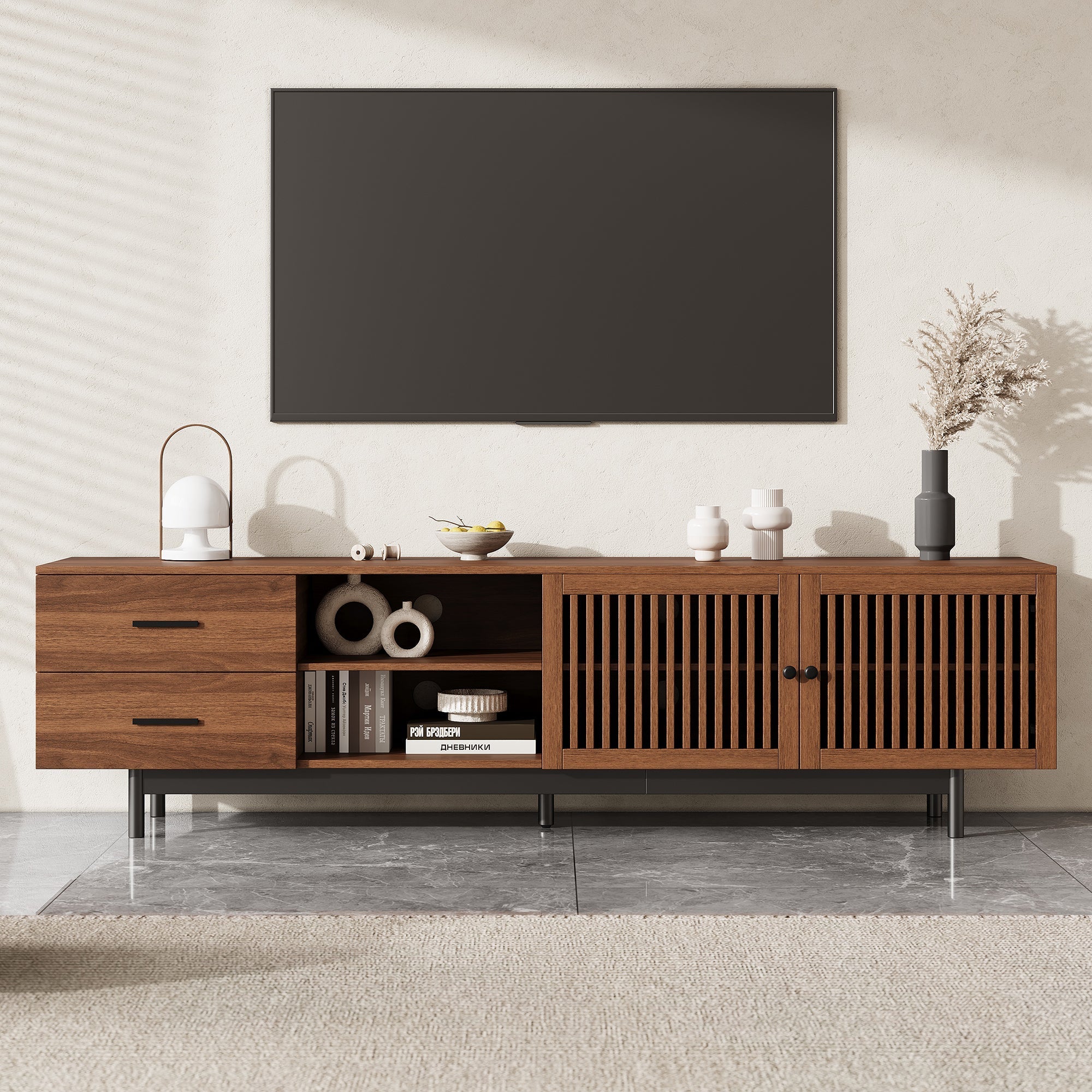78 Inch Modern TV Stand for TVs up to 85 Inches