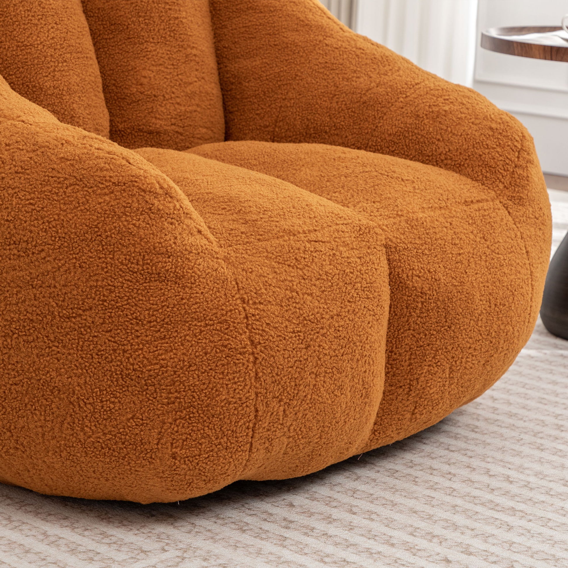 Comfy Bean Bag Chair With Memory Foam Filler, Tufted Soft - Best Buy Furniture