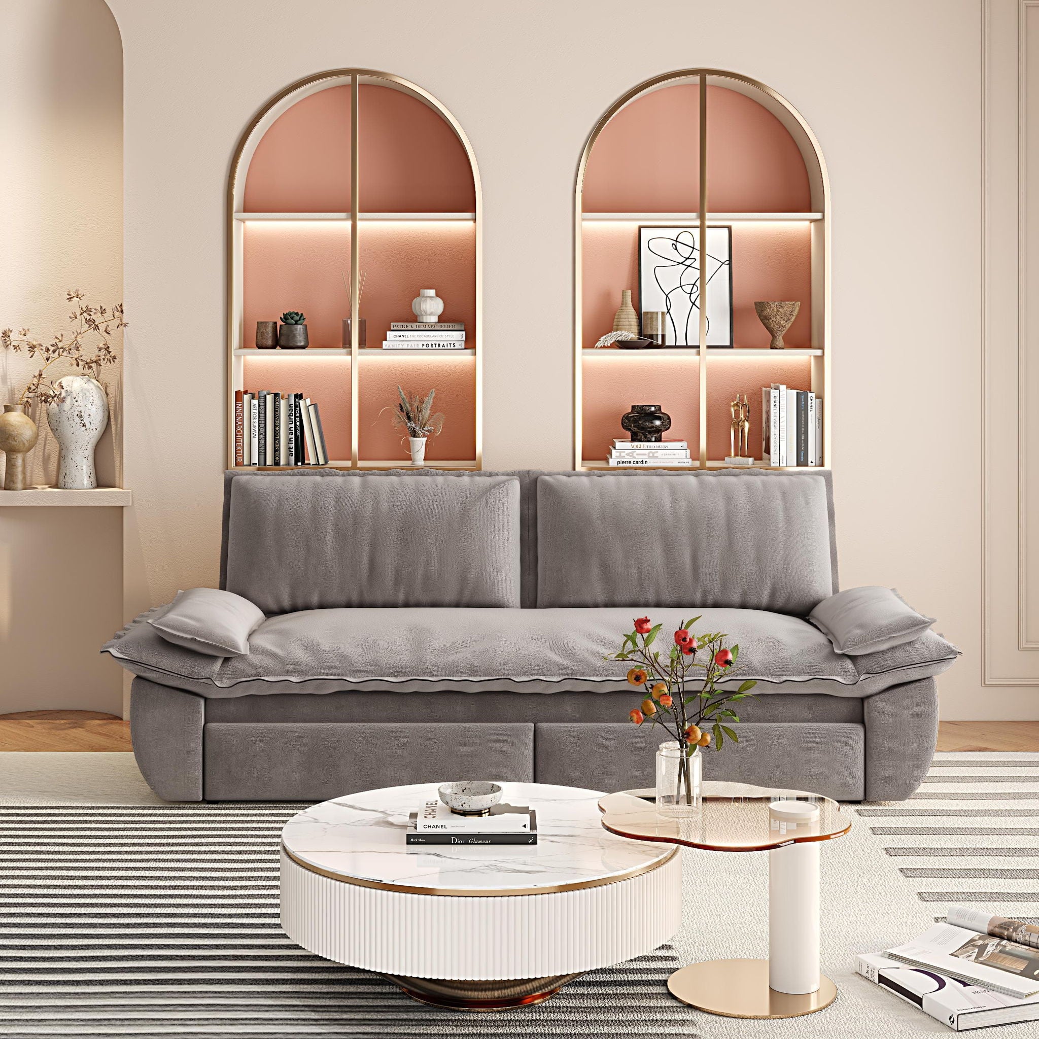 Queen Pull Out Sofa Bed, 3 In 1 Convertible Sleeper Sofa