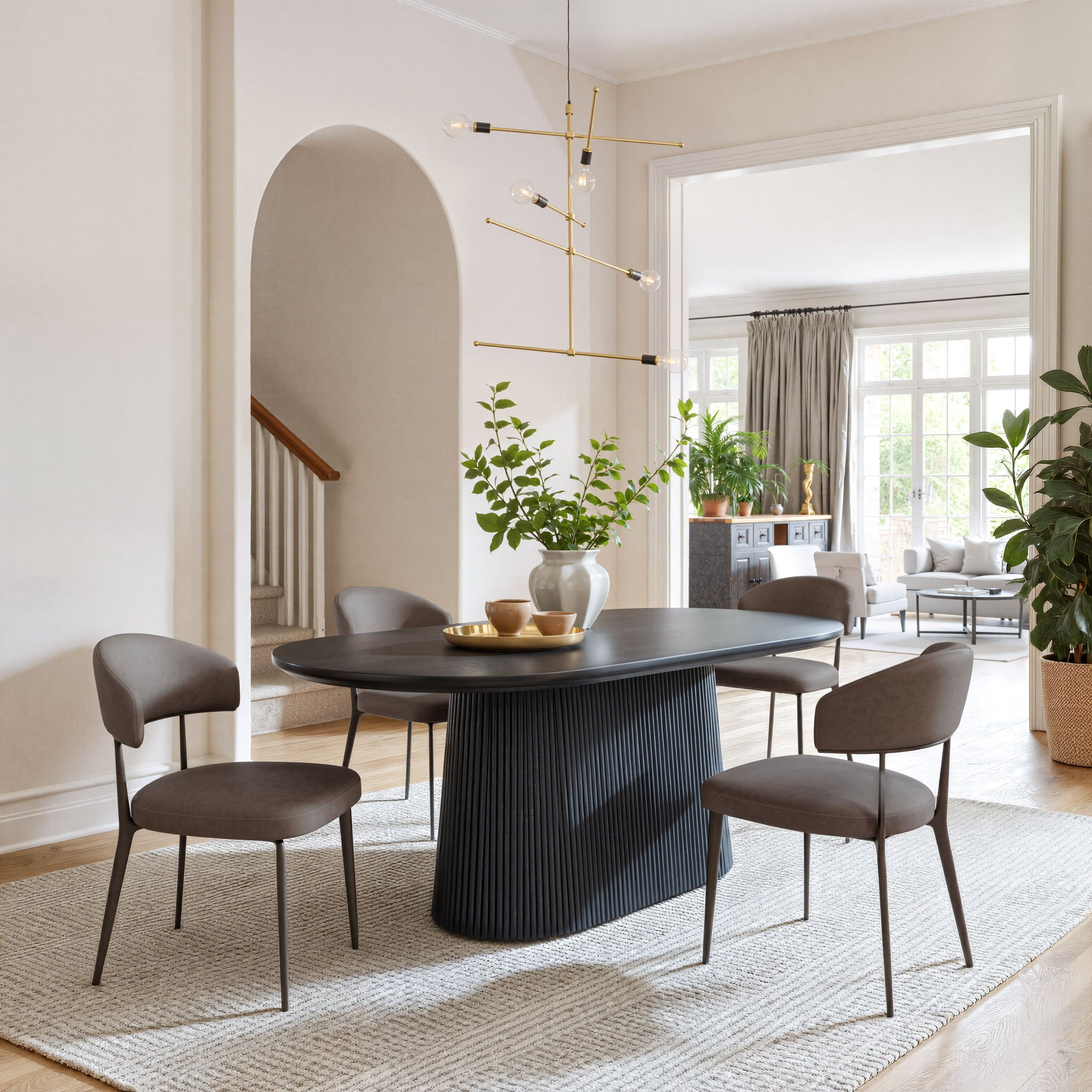 Sulco - Dining Table - Black