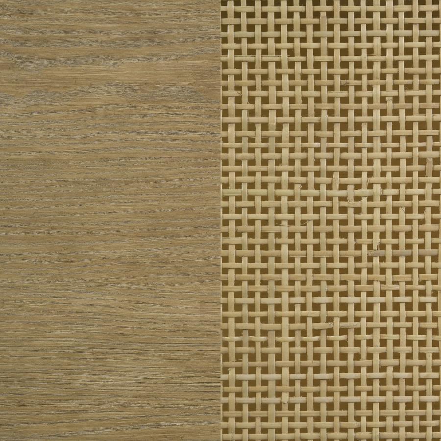 Arini - Cane Weave Full Length Standing Floor Mirror