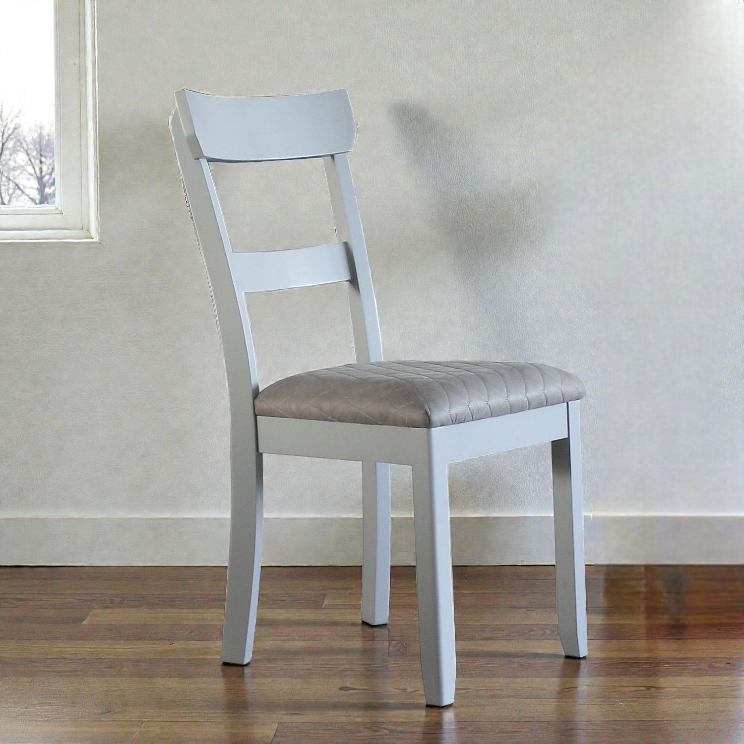 House Marchese - Two Tone Side Chair (Set of 2) - Gray / Pearl Gray