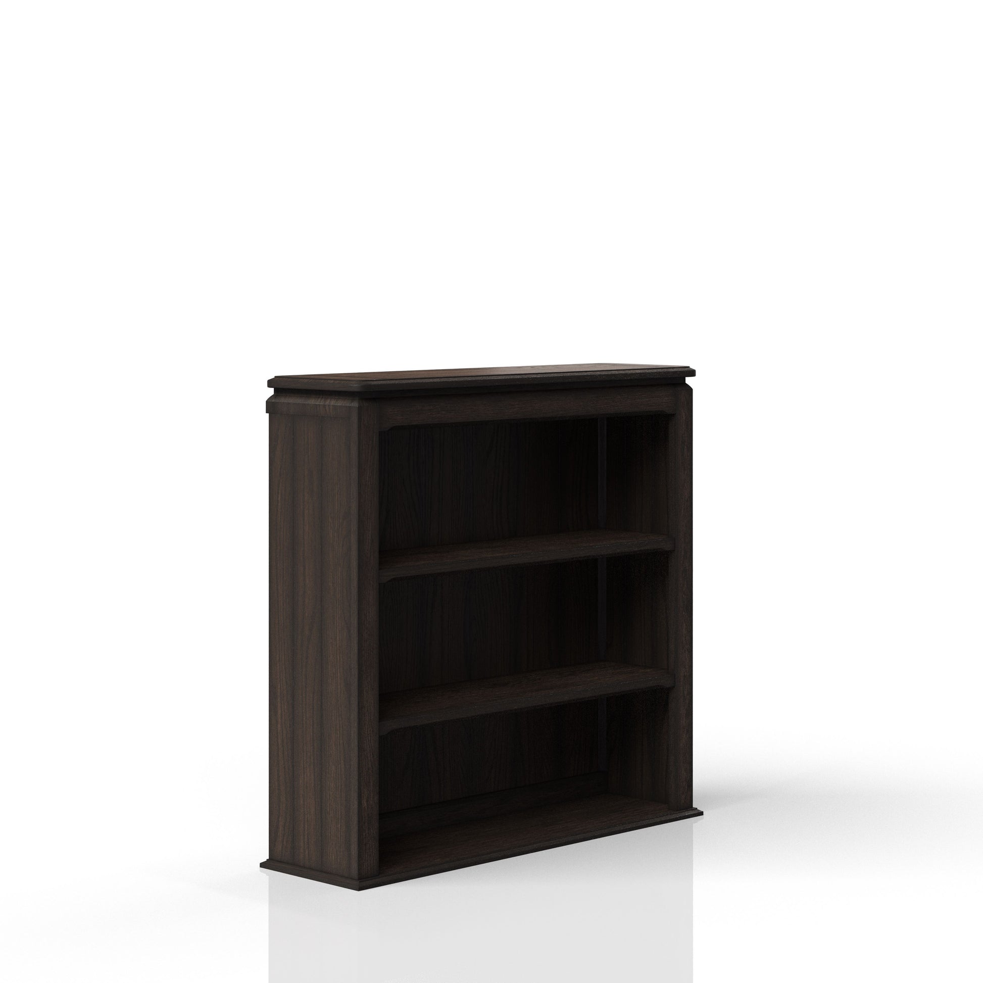 Two Shelf Bookcase Hutch - Chocolate - Best Buy Furniture