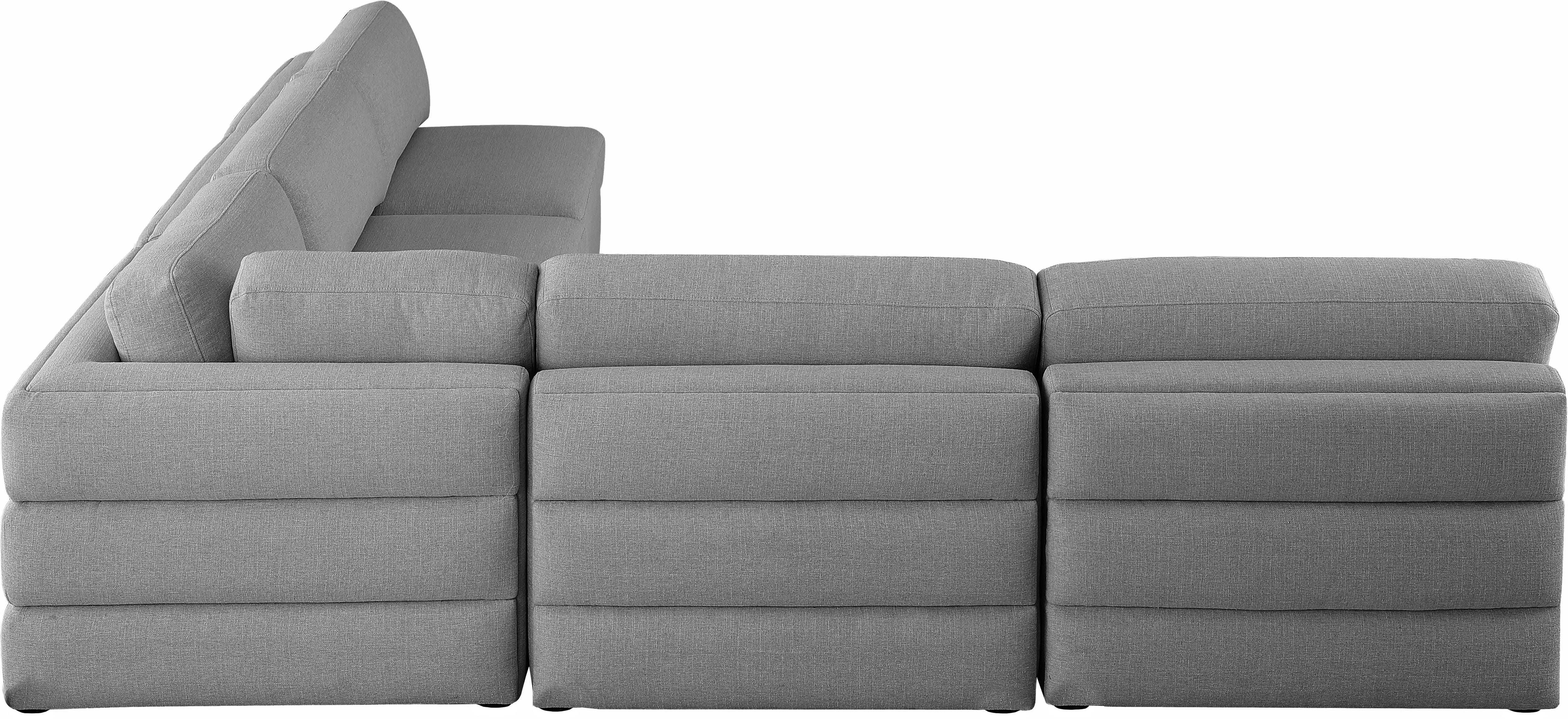 Beckham - 5 Piece Modular Corner Armless Sectional