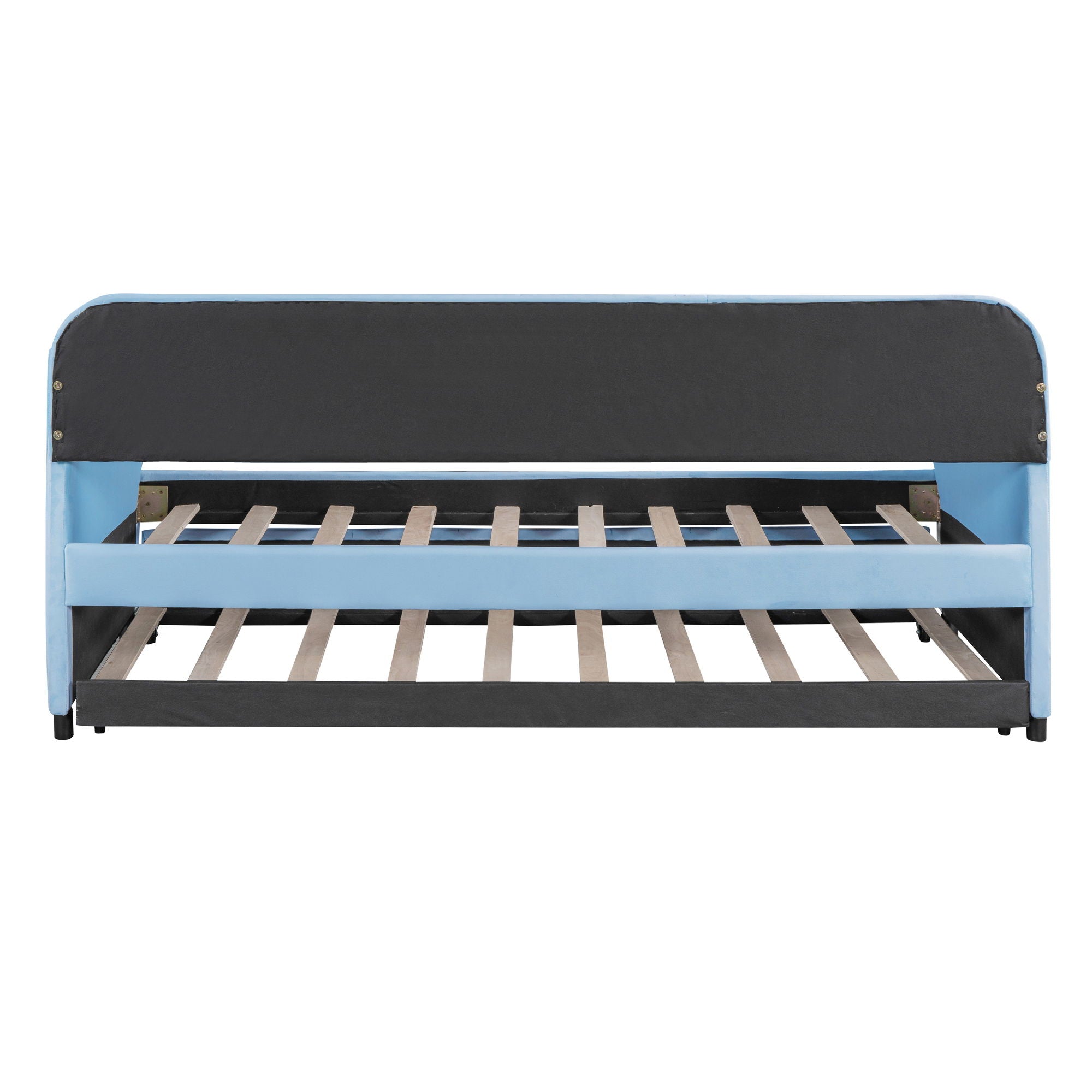 Upholstered Daybed Sofa Bed With Trundle Bed