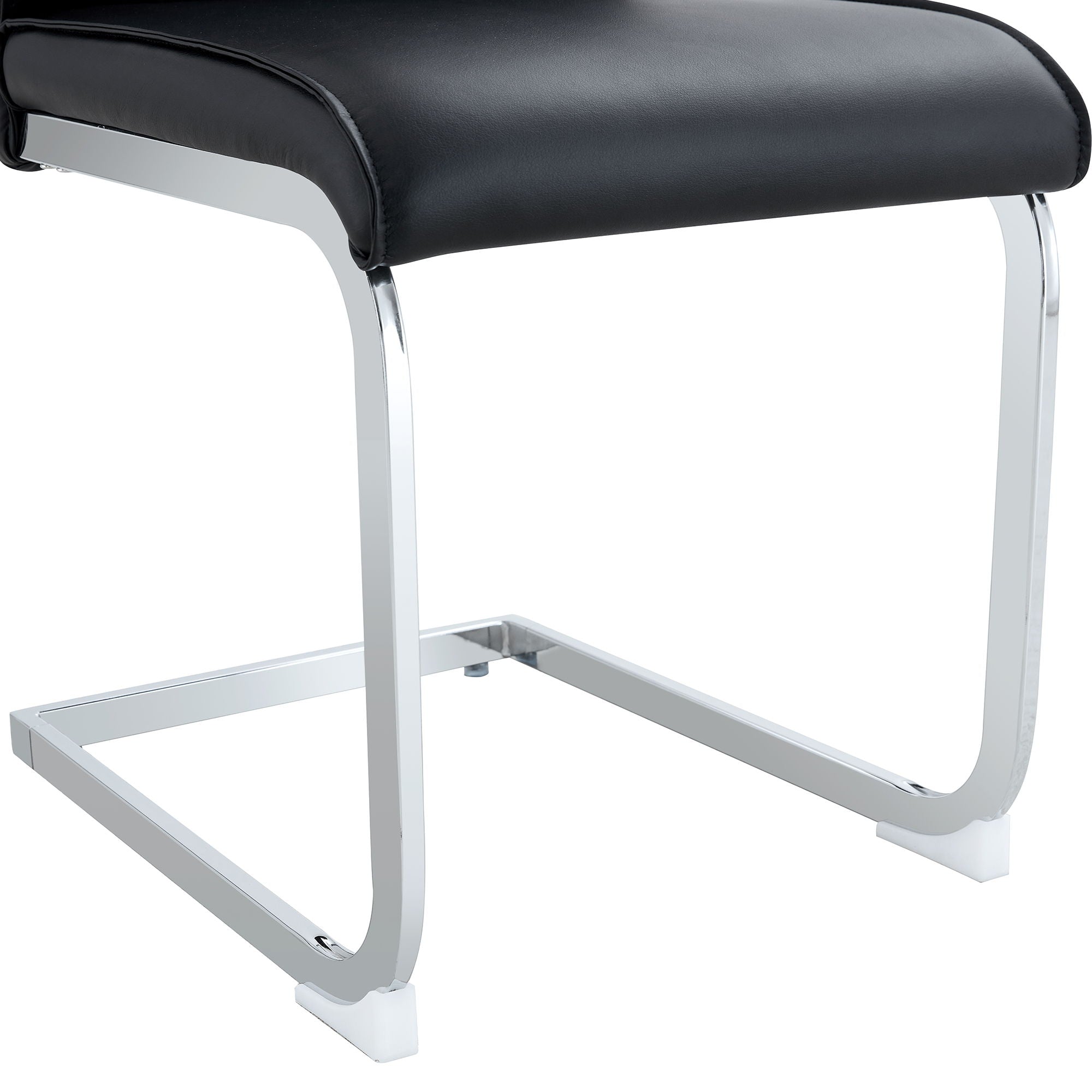 Luxury Simple Arch High Resilience Dining Chair With Arched Leg