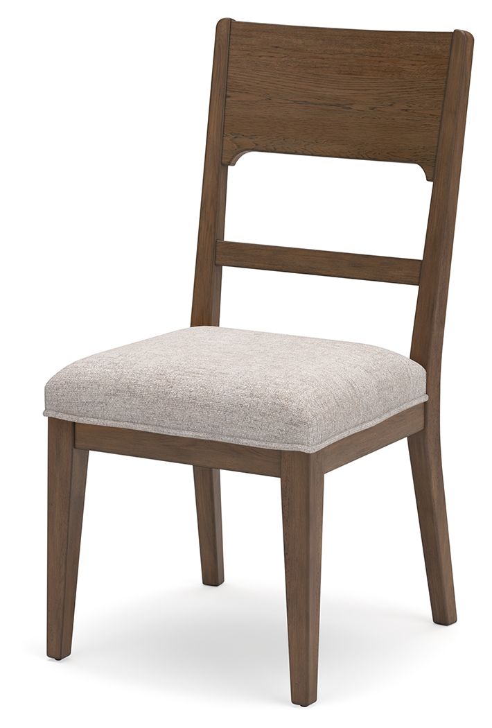 Cabalynn - Dining Uph Side Chair (Set of 2) - Oatmeal / Light Brown - Best Buy Furniture