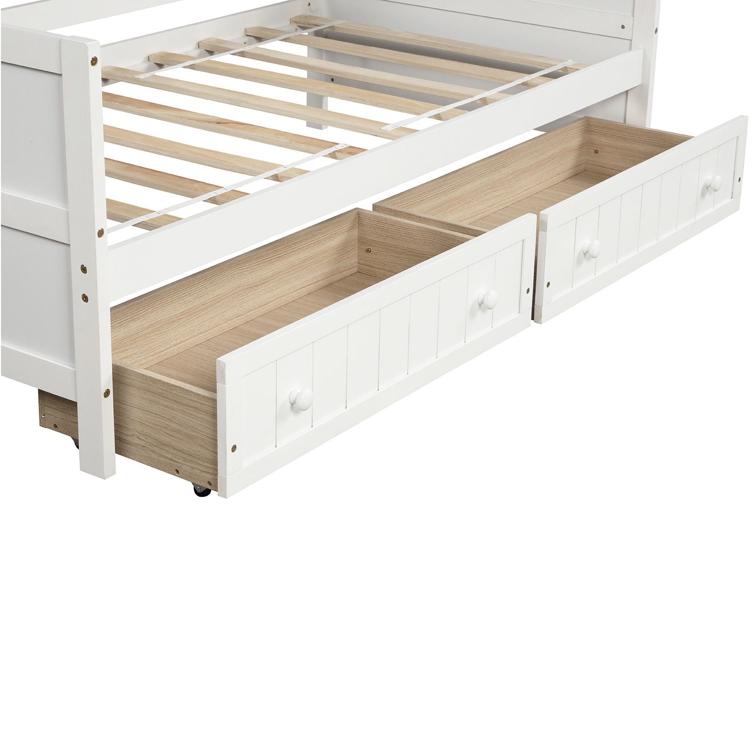Wooden Daybed, Sofa Bed, No Box Spring Needed