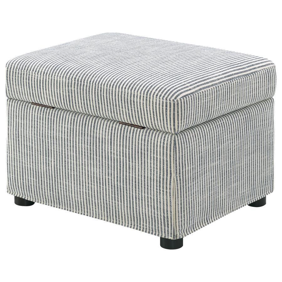 Winter - Upholstered Hydraulic Lift Top Storage Ottoman - Best Buy Furniture