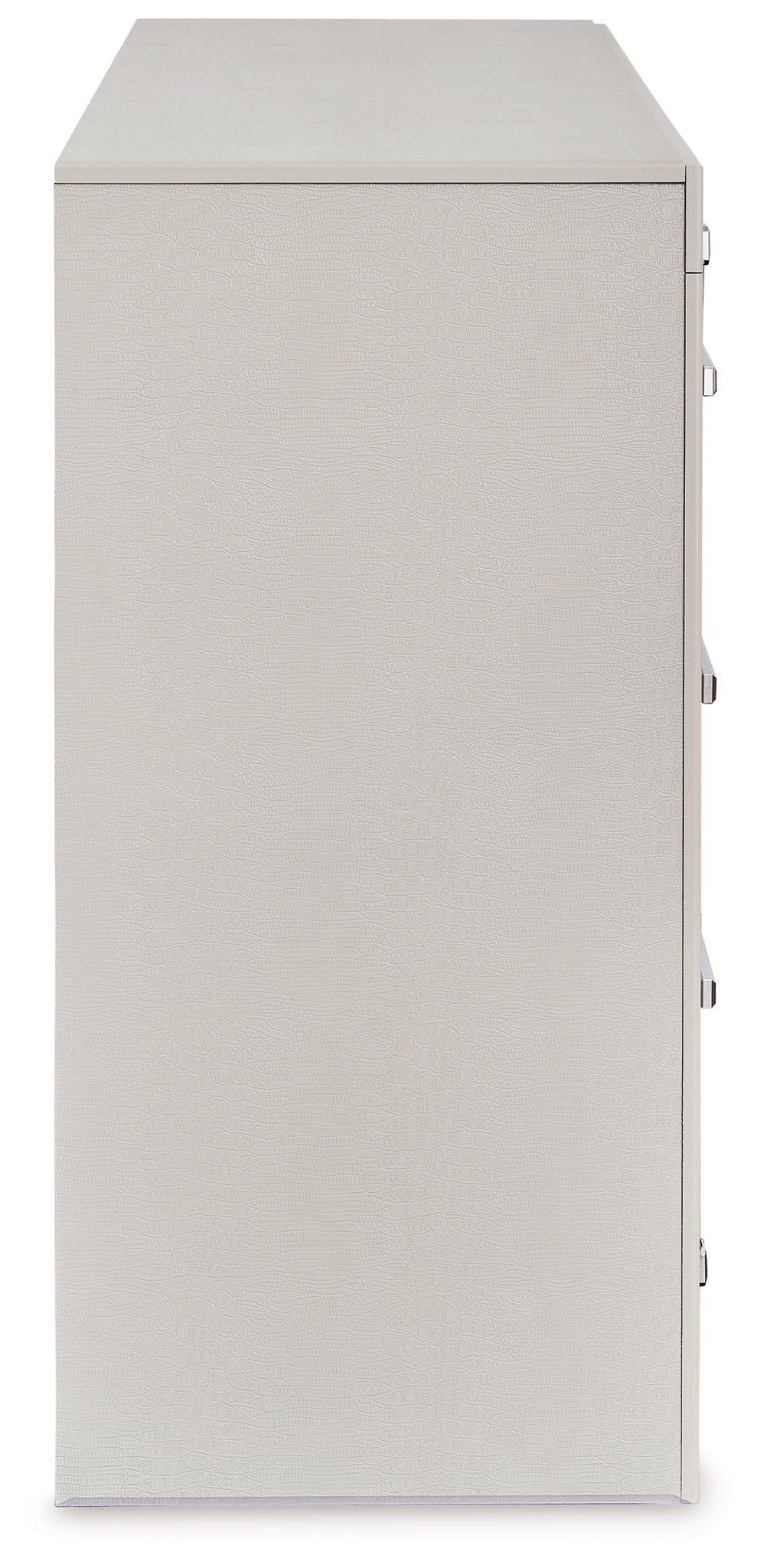 Zyniden - Six Drawer Dresser - Silver