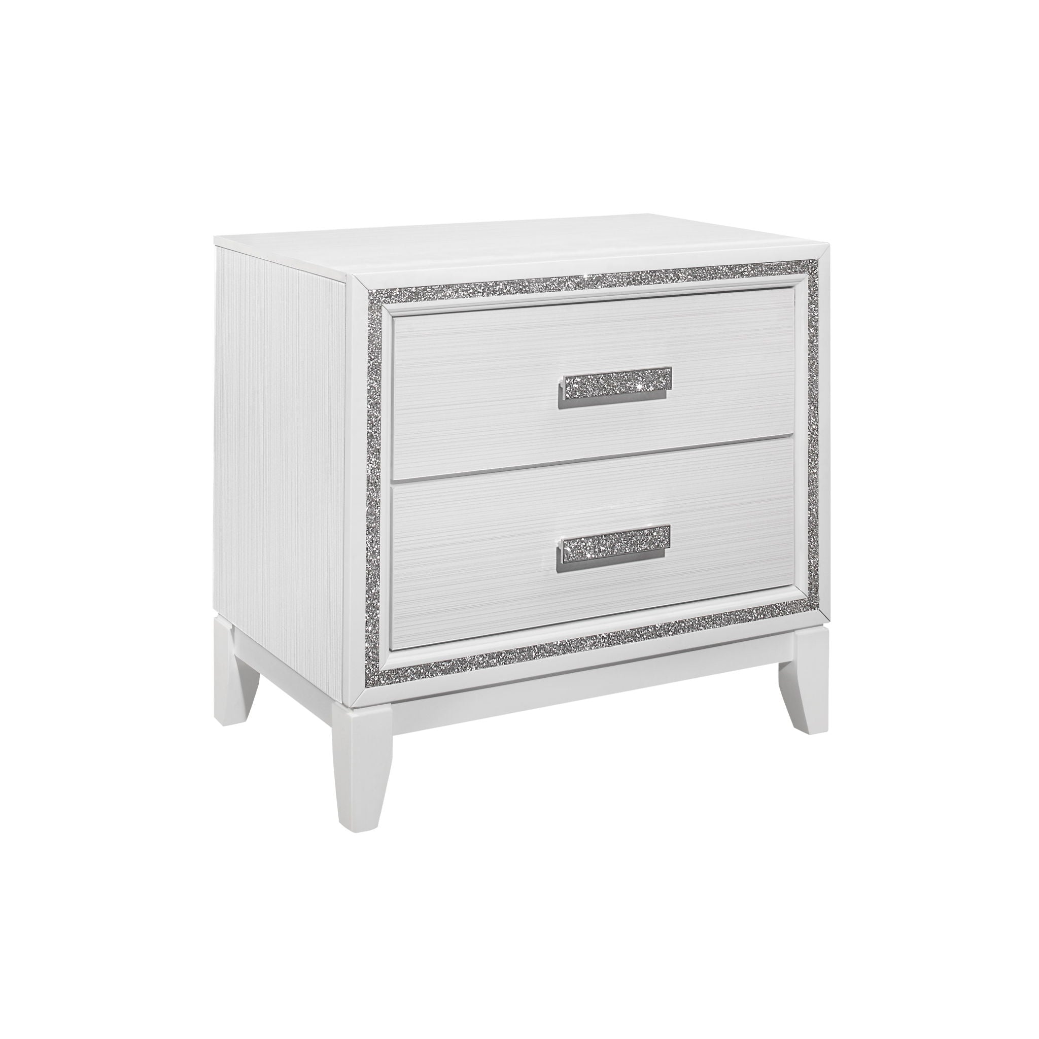 Almera - 5 Piece Bedroom Set With LED Lighting And Glitter Details