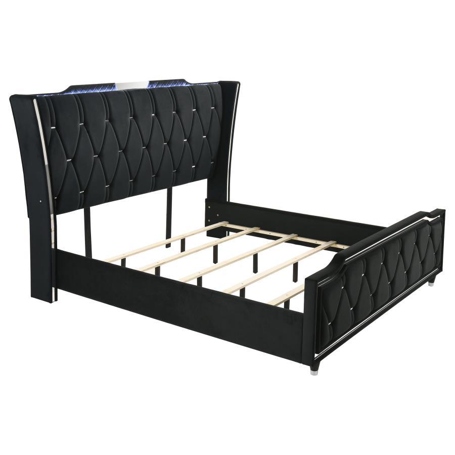 Lorient - LED Upholstered Bed