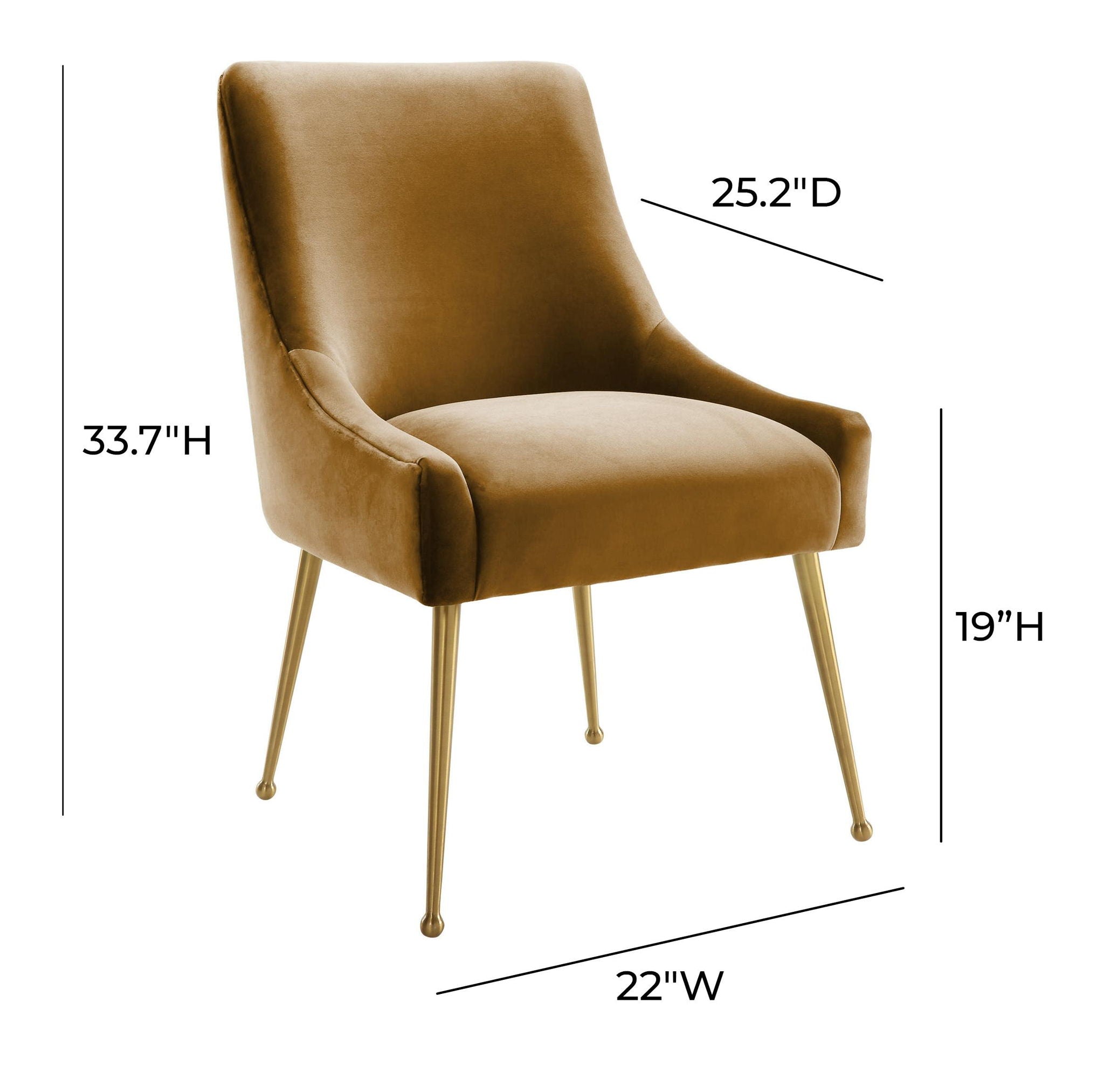 Beatrix - Velvet Side Chair