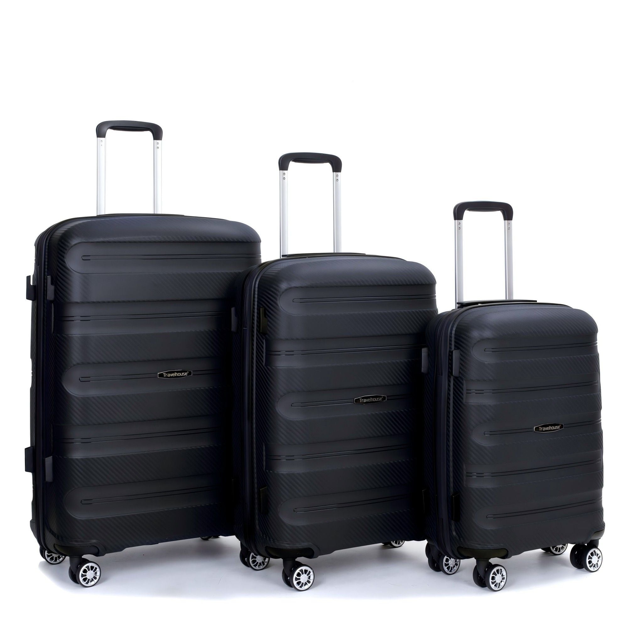 3 Piece Set Hardshell Suitcase Spinner Wheels