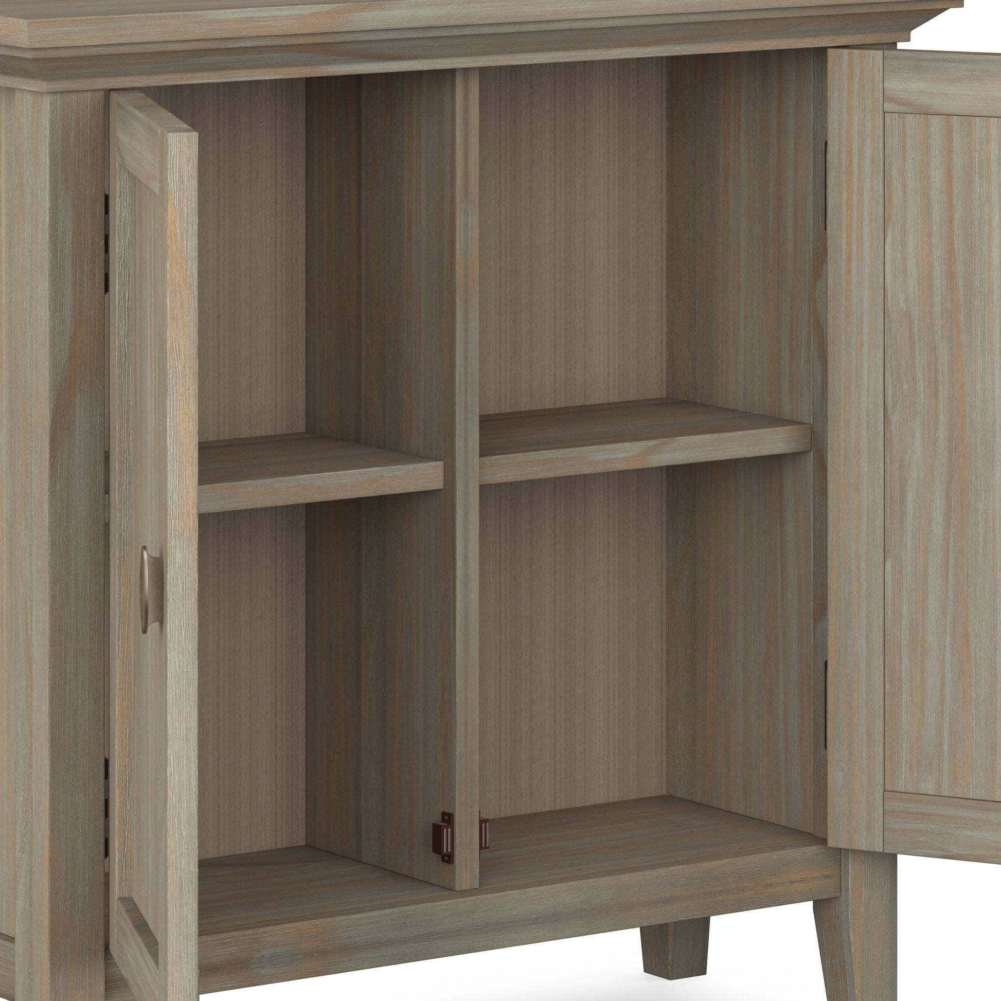 Redmond - Handcrafted Low Storage Cabinet - Best Buy Furniture
