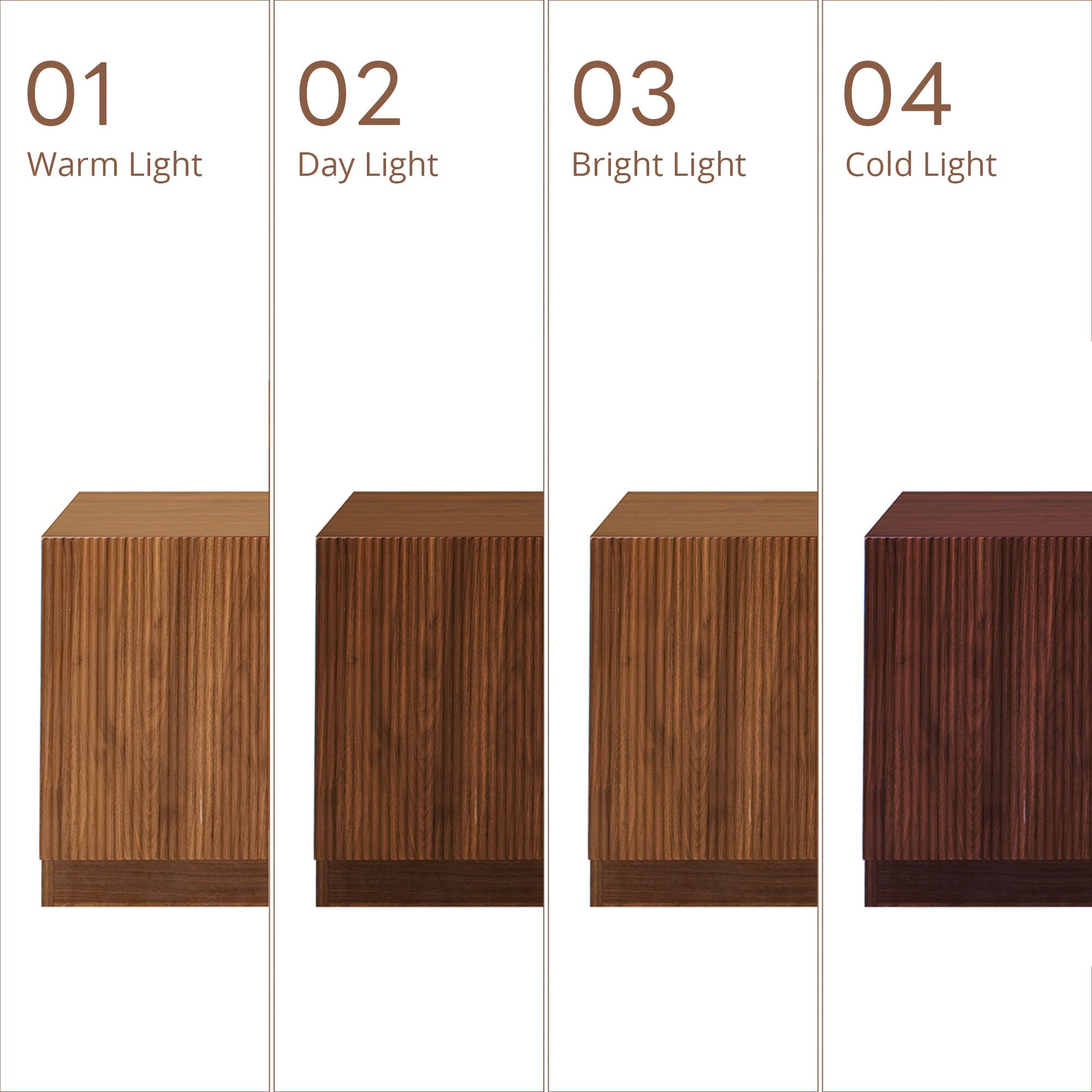 TV Stand, Media Console With Adjustable Shelves - Walnut