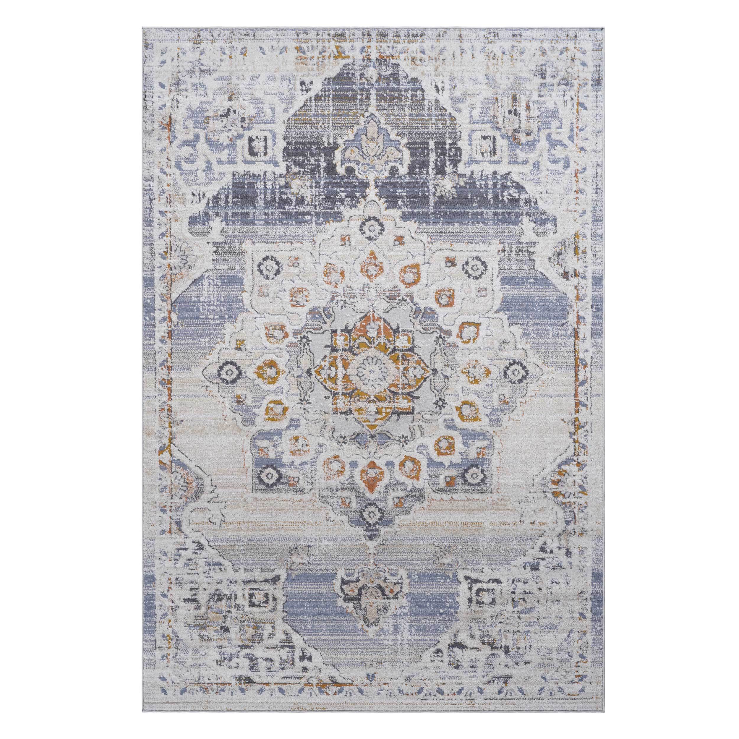 NAAR PAYAS Collection Medallion Non-Shedding  and Stain Resistant Area Rug