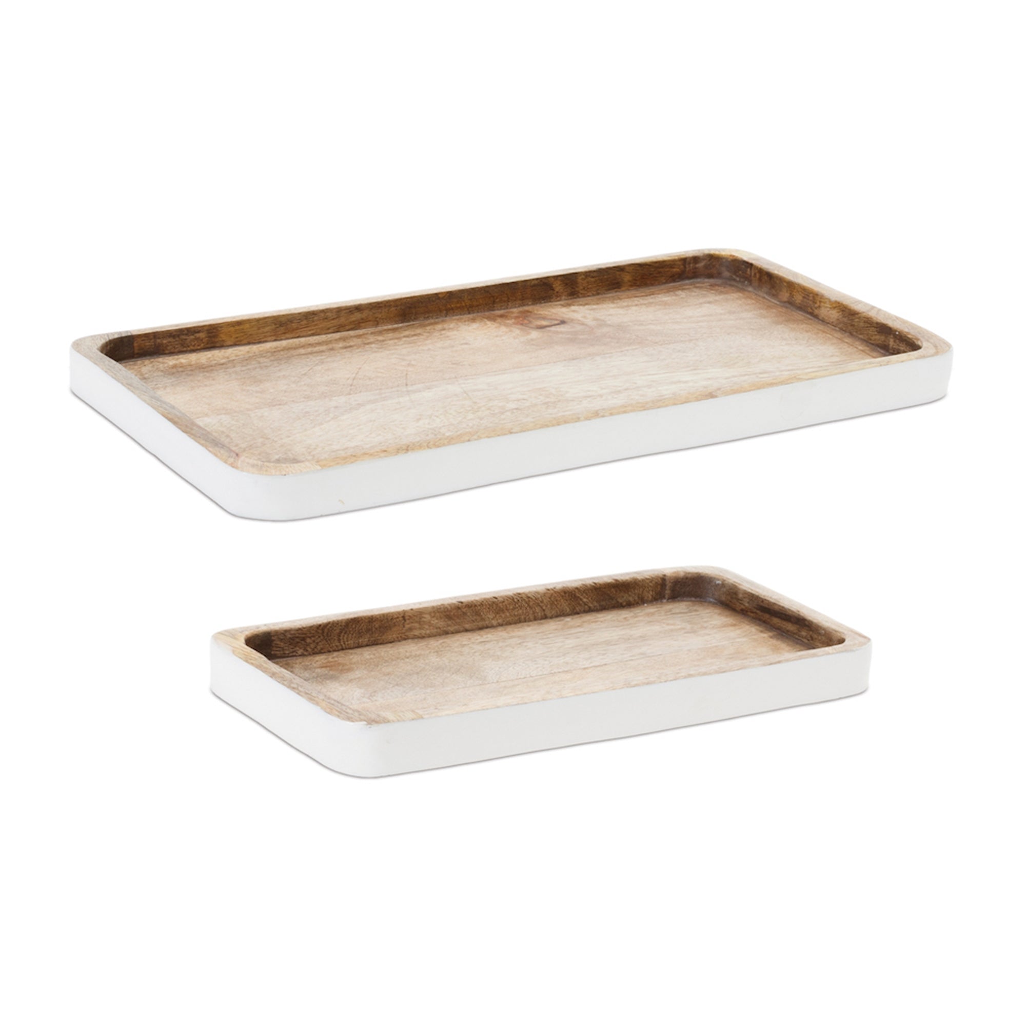 White-Trimmed-Wooden-Tray-(Set-of-2)-Serving-Trays