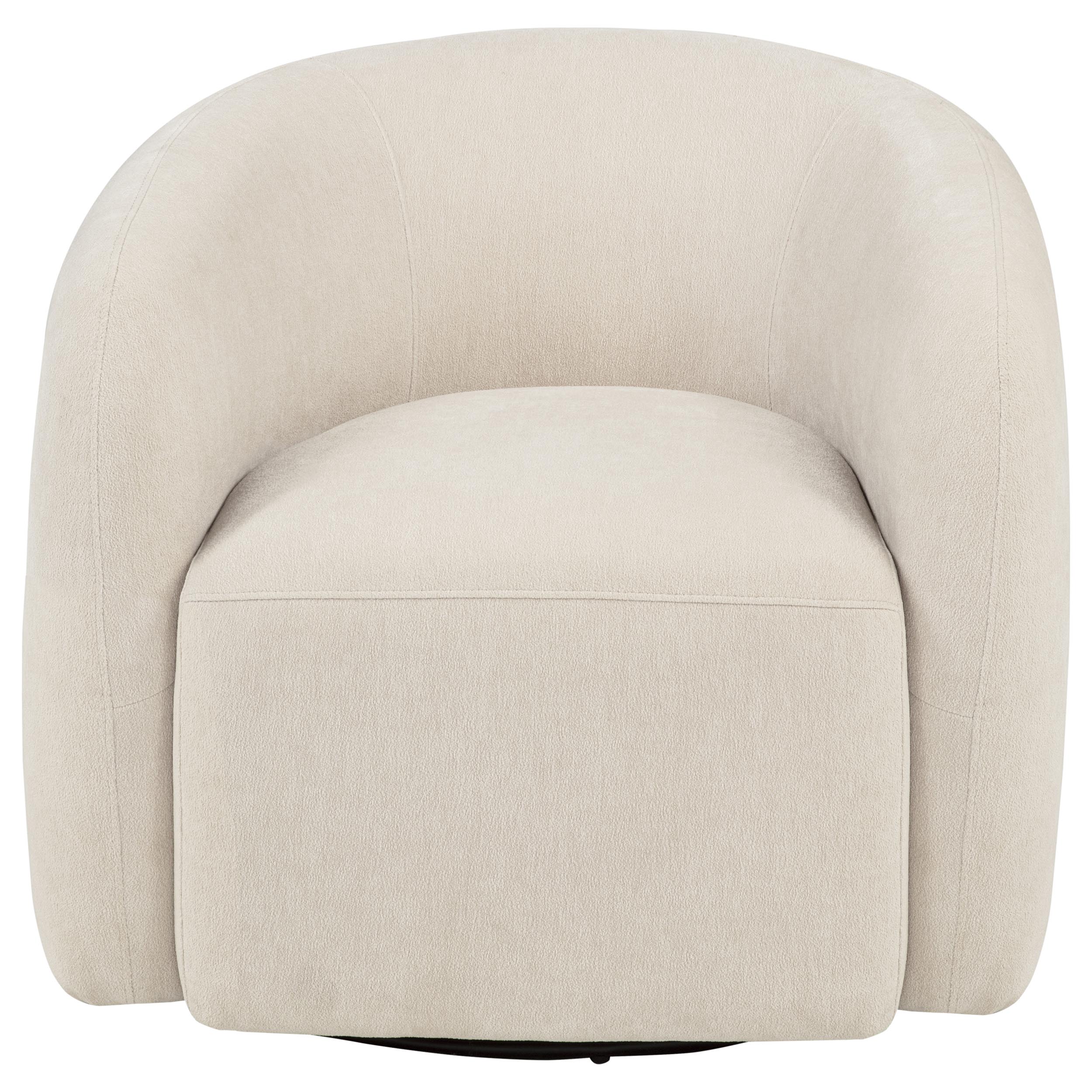 Gerley Chenille Upholstered Swivel Accent Chair Beige-