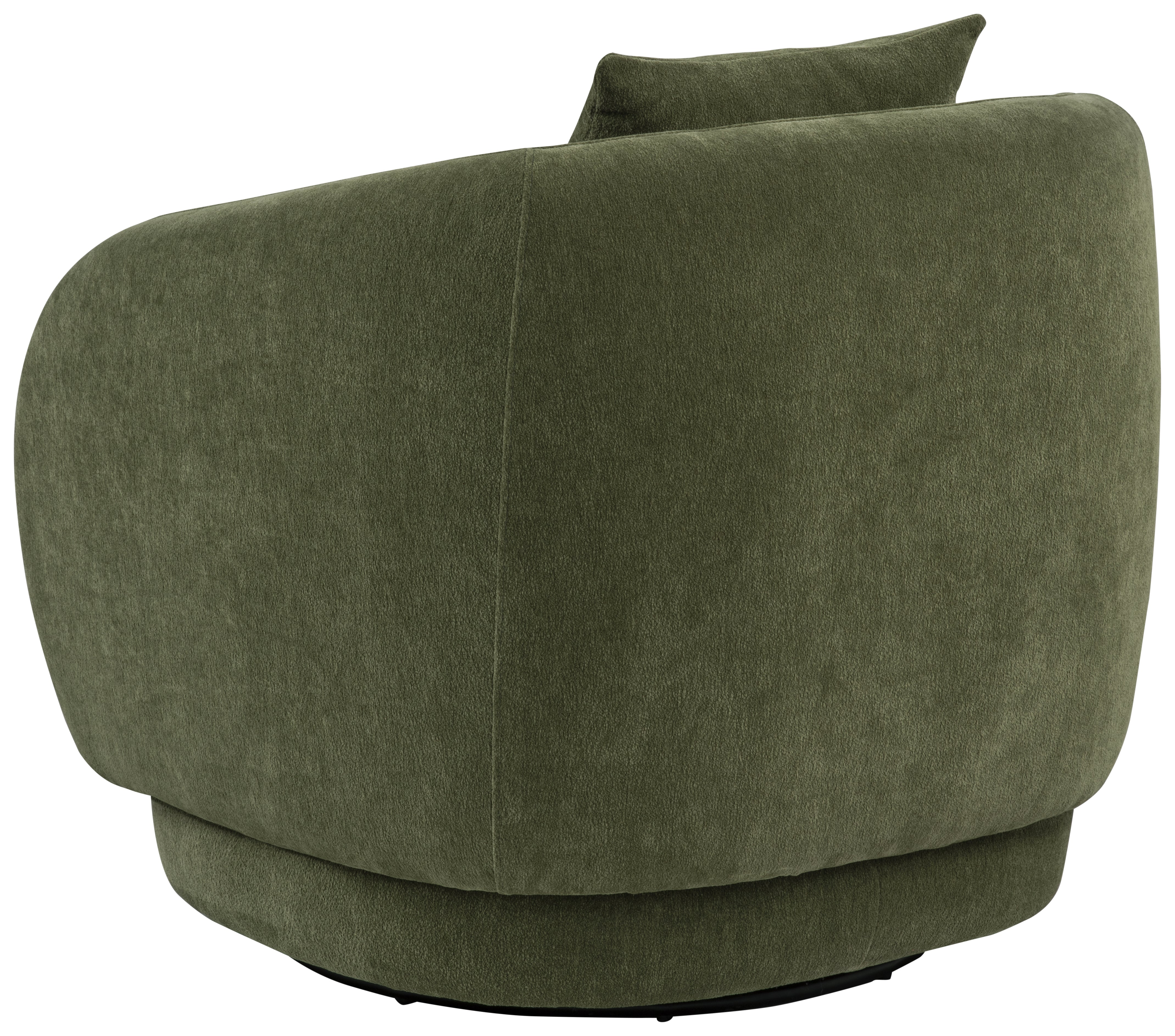 Arnaud Chenille Upholstered Swivel Accent Chair Green-