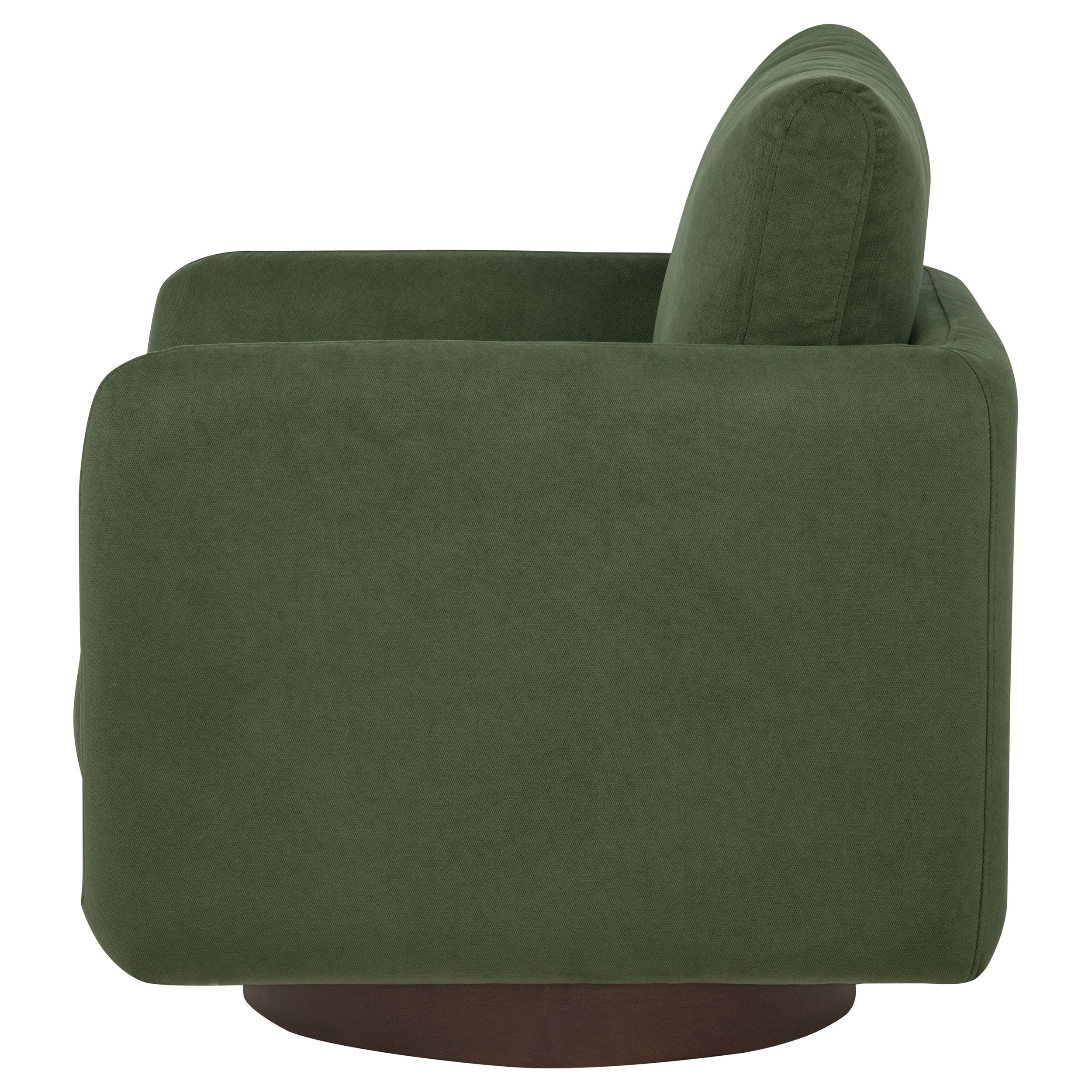 Iris Fabric Upholstered Swivel Accent Chair Matcha-