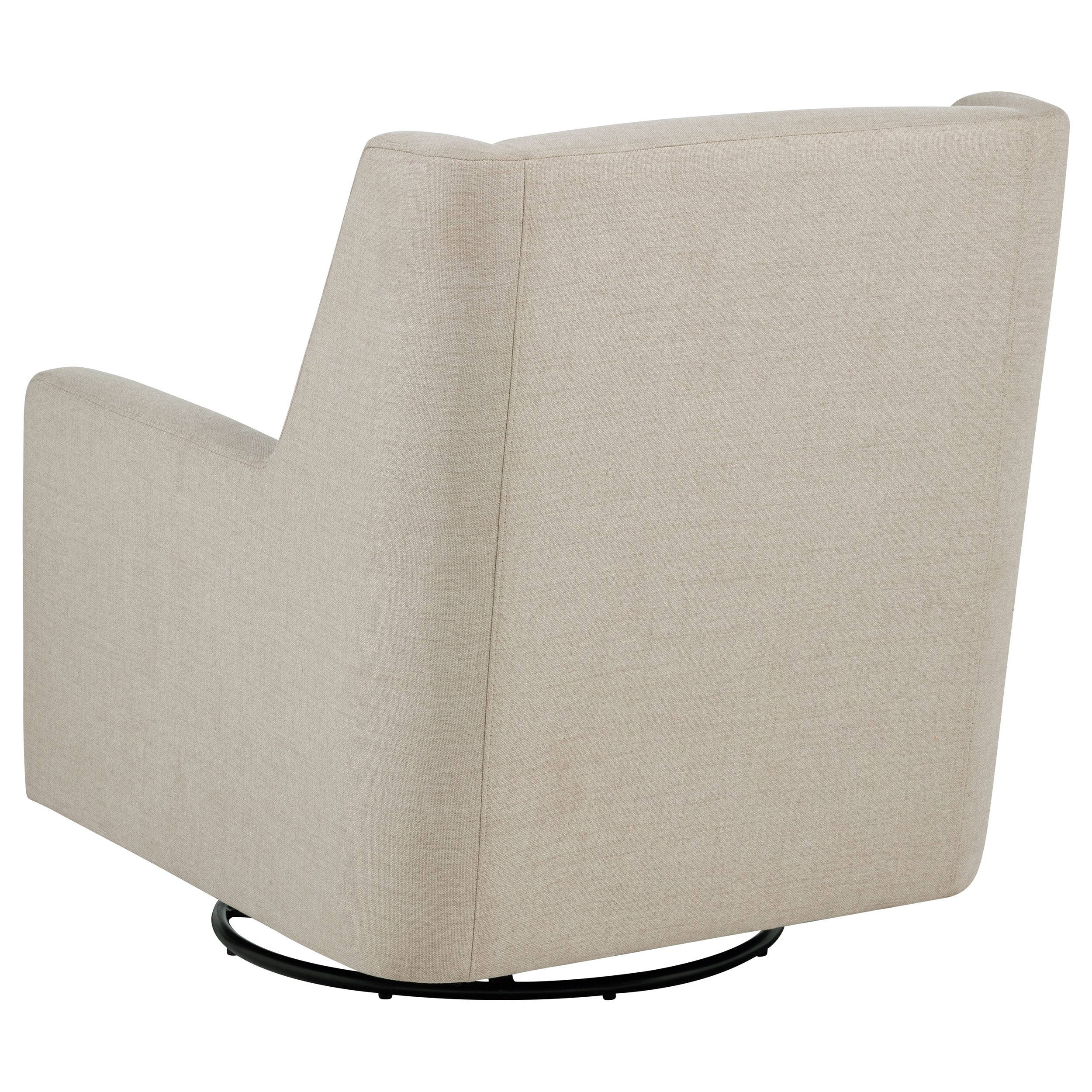 Sorrel Fabric Upholstered Swivel Glider Arm Chair Latte-